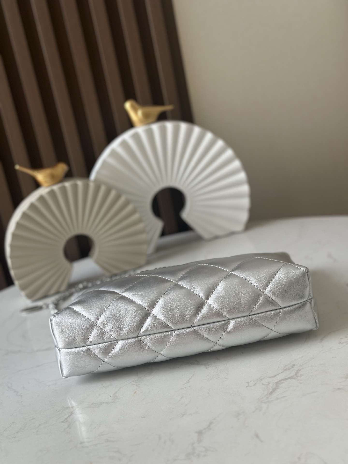 Chanel Style Leather Hobo Bag style reference detail image 5 from source 776543
