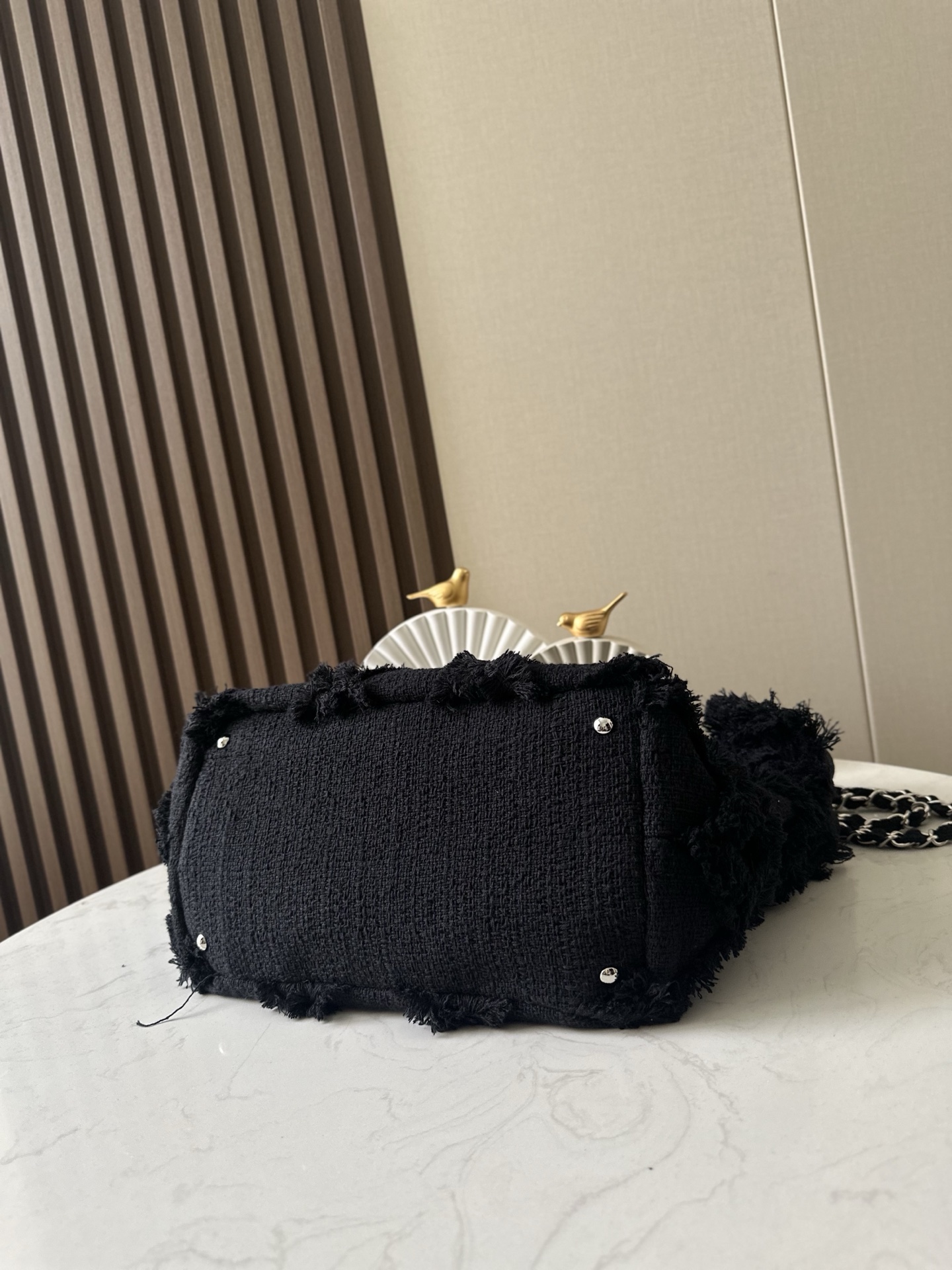 Chanel Style Black Tote Bag style reference detail image 5 from source 776549