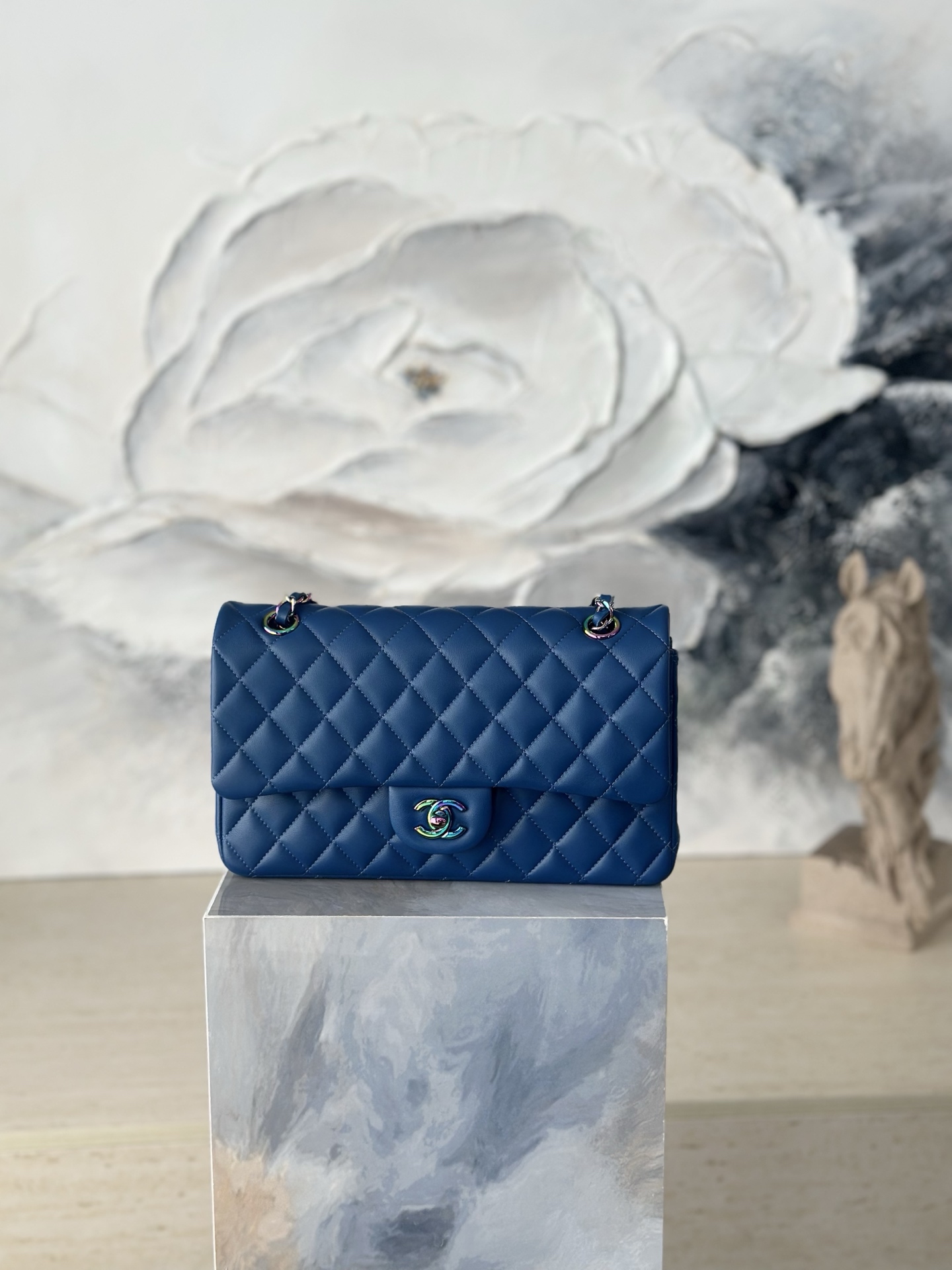 CHANEL Classic Flap Quilted Lambskin Shoulder Bag