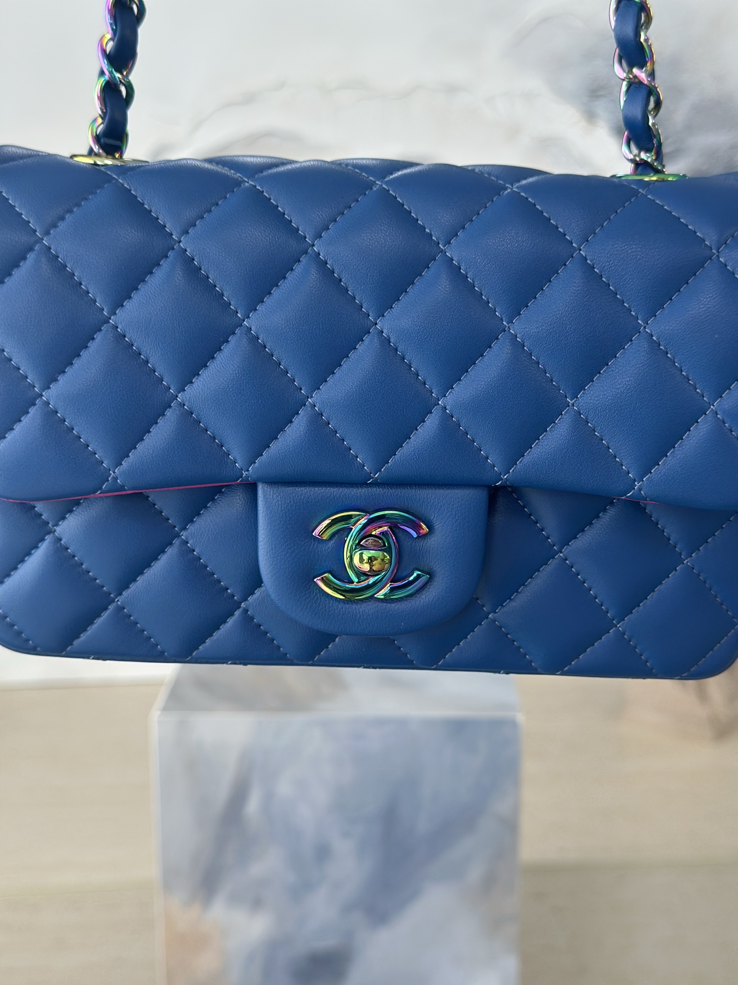 CHANEL Classic Flap Quilted Lambskin Shoulder Bag