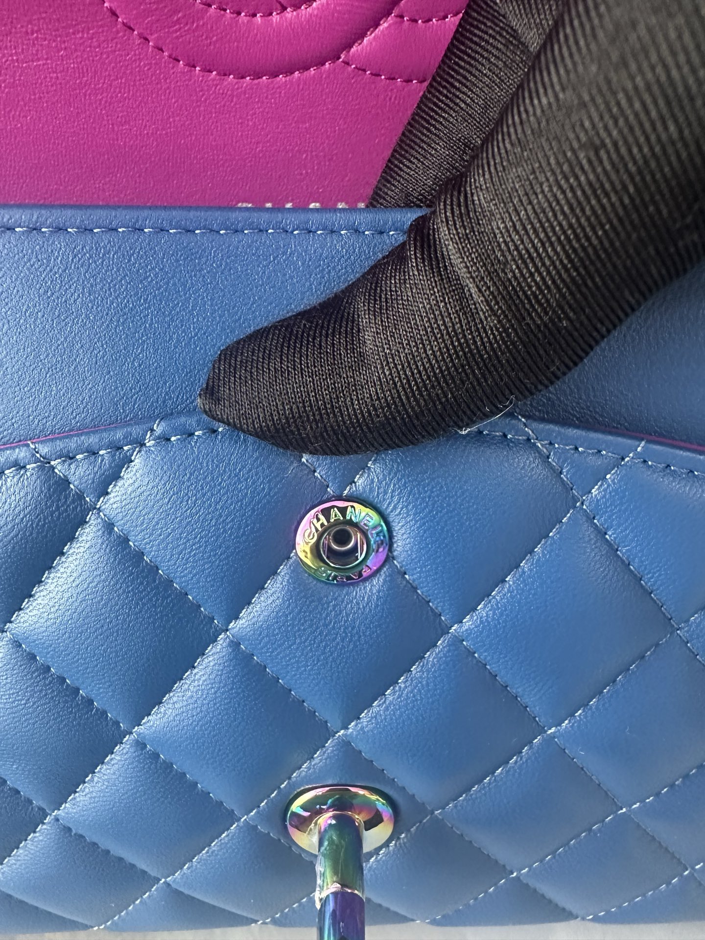 CHANEL Classic Flap Quilted Lambskin Shoulder Bag