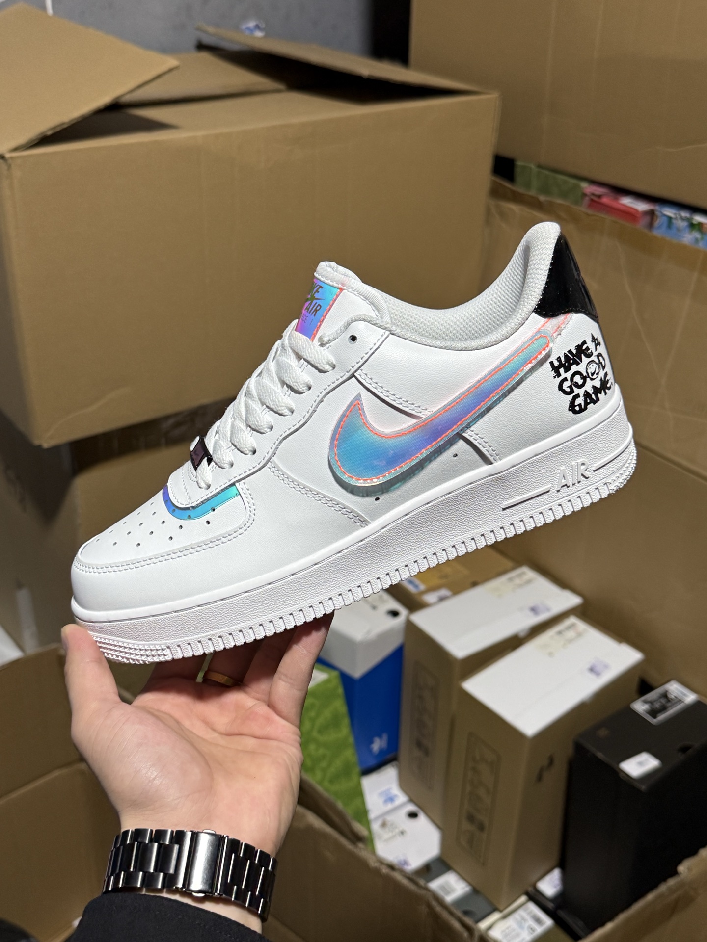 

💰150  👈🏻 HY版本  福利特价头层✈️
Nike Air Force1 空军一号 低帮休闲板鞋 官方同步 原装级别 原楦头原纸板 打造纯正空军版型#专注外贸渠道 全掌内置蜂窝气垫 #原盒配件 原厂中底钢印、拉帮完美
尺码：36 36.5 37.5 38 38.5 39 40 40.5 41 42 42.5 43 44 44.5 45

👉

👉

👉

👉

👉

立即抢购👉