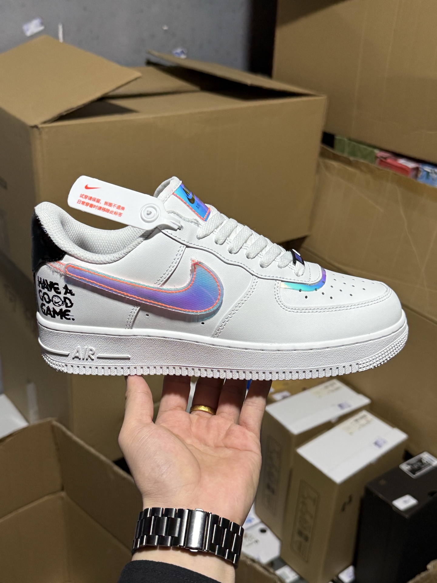 

💰150  👈🏻 HY版本  福利特价头层✈️
Nike Air Force1 空军一号 低帮休闲板鞋 官方同步 原装级别 原楦头原纸板 打造纯正空军版型#专注外贸渠道 全掌内置蜂窝气垫 #原盒配件 原厂中底钢印、拉帮完美
尺码：36 36.5 37.5 38 38.5 39 40 40.5 41 42 42.5 43 44 44.5 45

👉

👉

👉

👉

👉

立即抢购👉