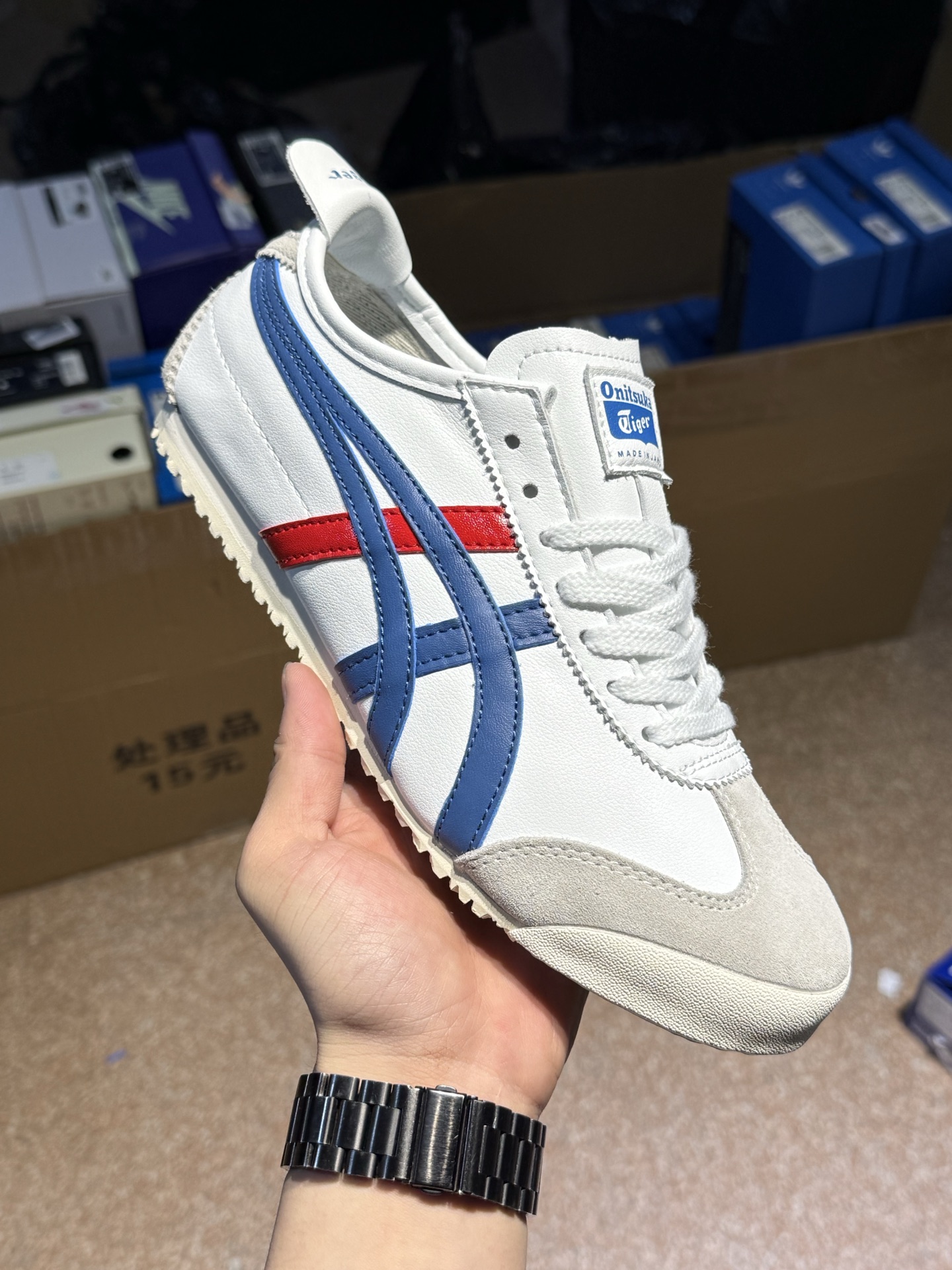 Z版大厂出品👊🏻 E Asics Onitsuka Tiger MEXICO 66 亚瑟士鬼冢虎复古经典板鞋 货号:1183C600-100