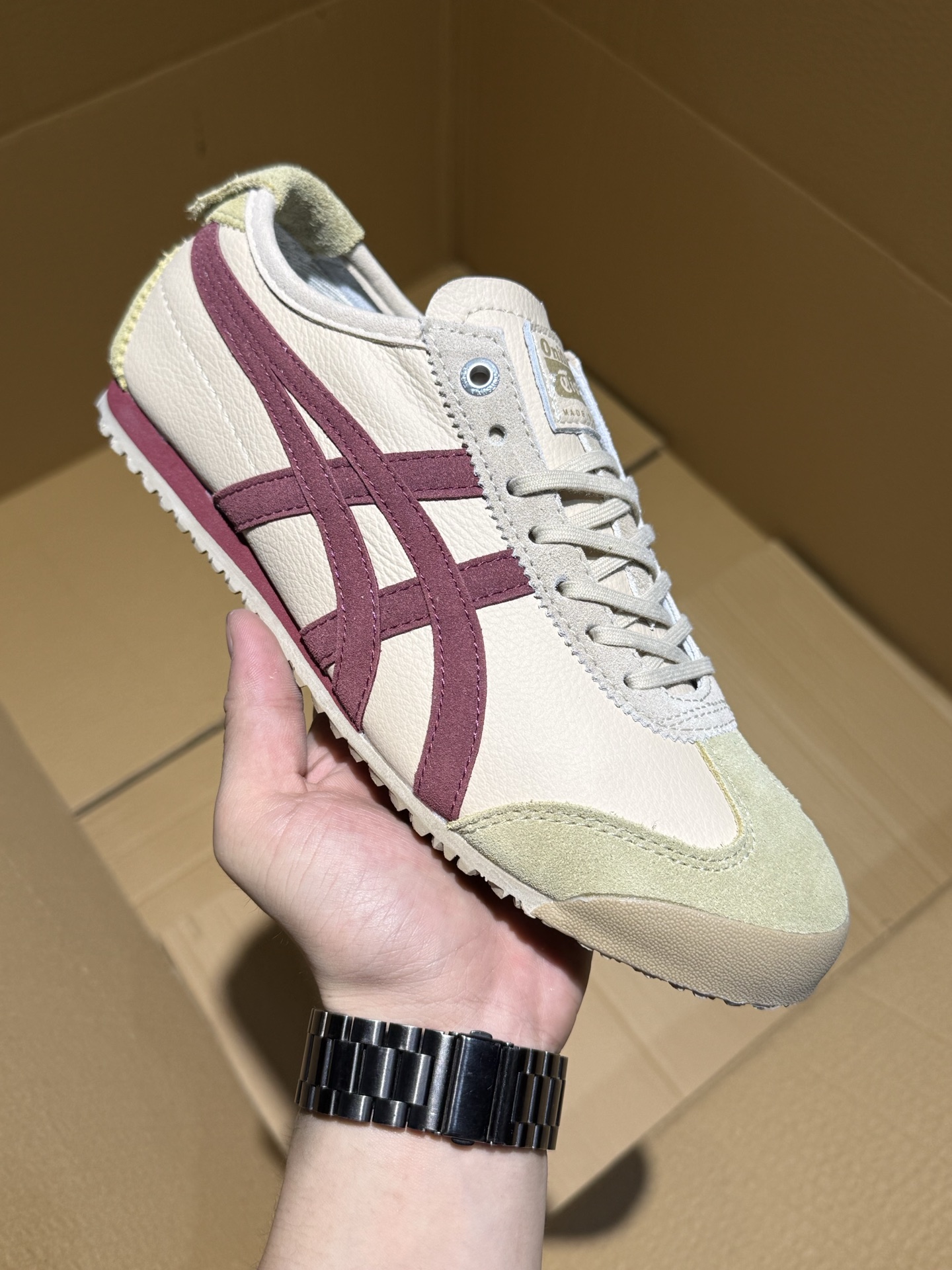 (Z版)大厂出品👊🏻 新配色持续更新 E Asics Onitsuka Tiger MEXICO 66 亚瑟士鬼冢虎复古经典板鞋 货号:1183C600-100
