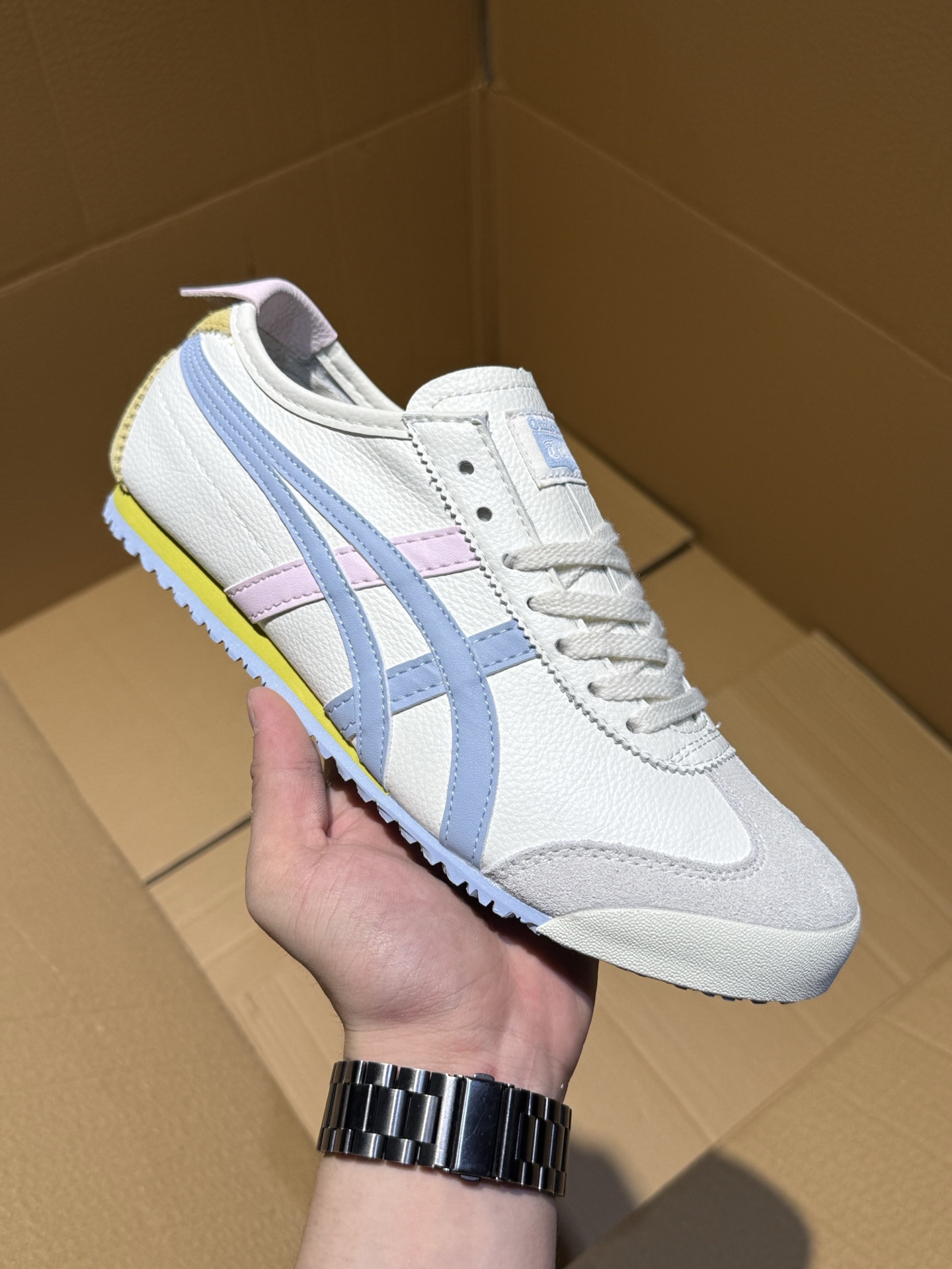 (Z版)大厂出品👊🏻 新配色持续更新 E Asics Onitsuka Tiger MEXICO 66 亚瑟士鬼冢虎复古经典板鞋 货号:1183C600-100 立即抢购👉