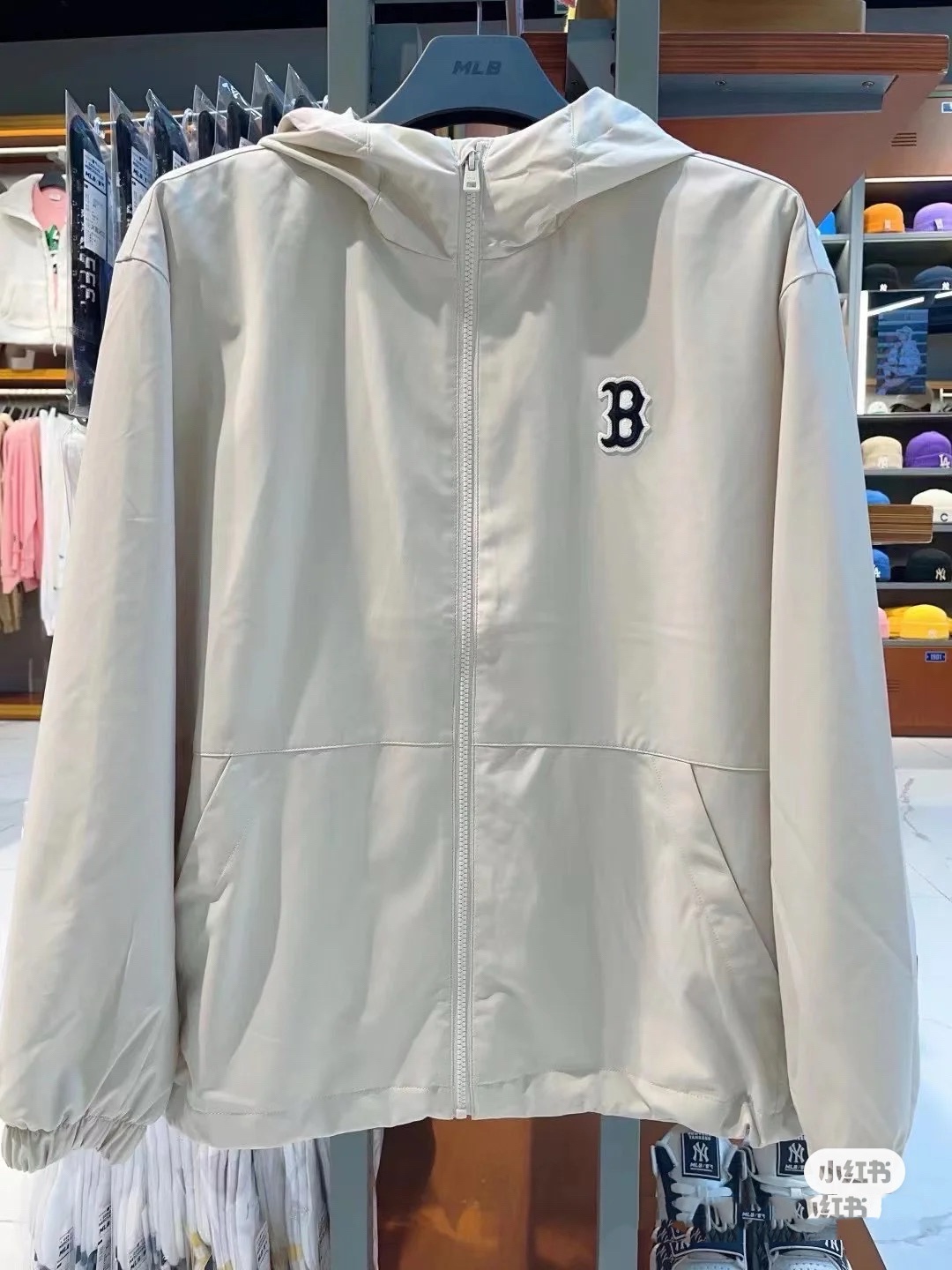 SY955# MLB Embroidered Zipper Cape and Dress Set for Men and Women - 图片 8