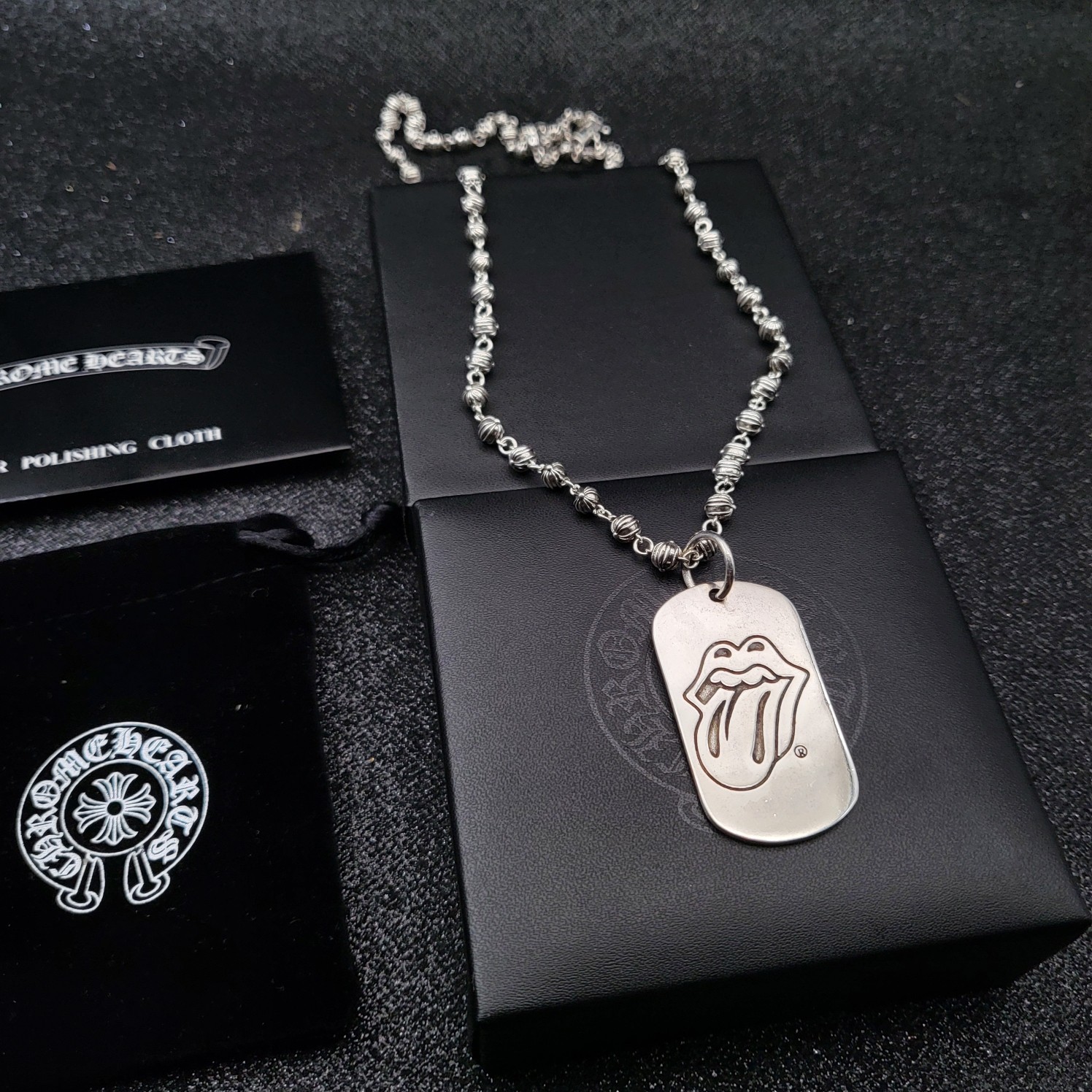 NO:110776,Croxin counter hits, direct sales price of the manufacturer, original one to one replica of the same style as men and women, Croxin necklace, jewelry boutique, chrome hearts, necklace19860909克罗心专柜爆款 厂家直销价 原版一比一复刻 男女同款 克罗心项链,饰品精品,chrome hearts,necklace,Jewelry