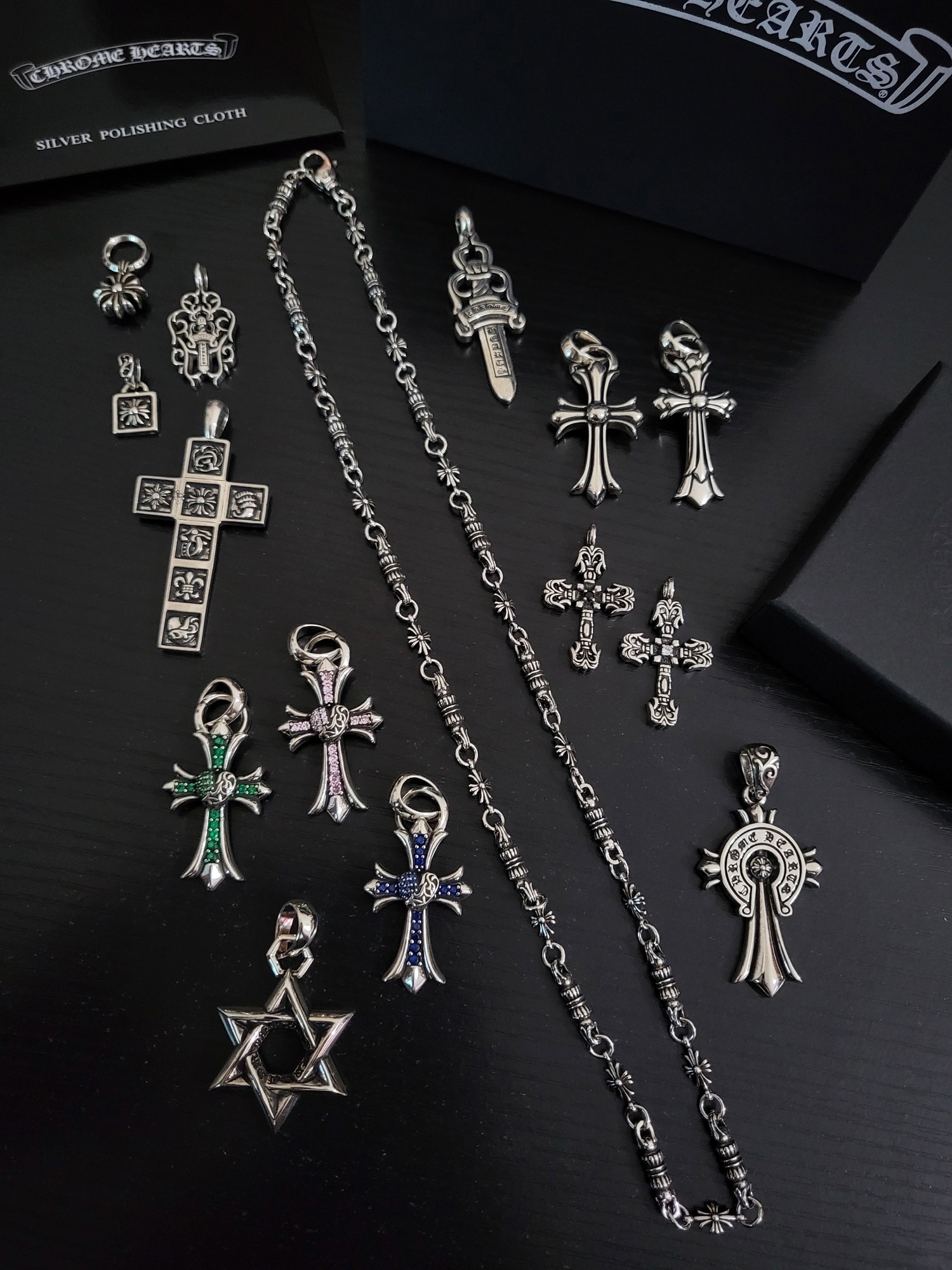 NO:379873,Chrome Hearts Counter New 2025 Original One-to-One Men and Women Same Model Croxin Necklace, Elegant Jewelry, Chrome Hearts, Chrome Hearts, Necklace19860909Chrome Hearts  专柜新款2025 原版一比一 男女同款 克罗心项链,饰品精品,chrome hearts,chrome hearts,necklace,Jewelry