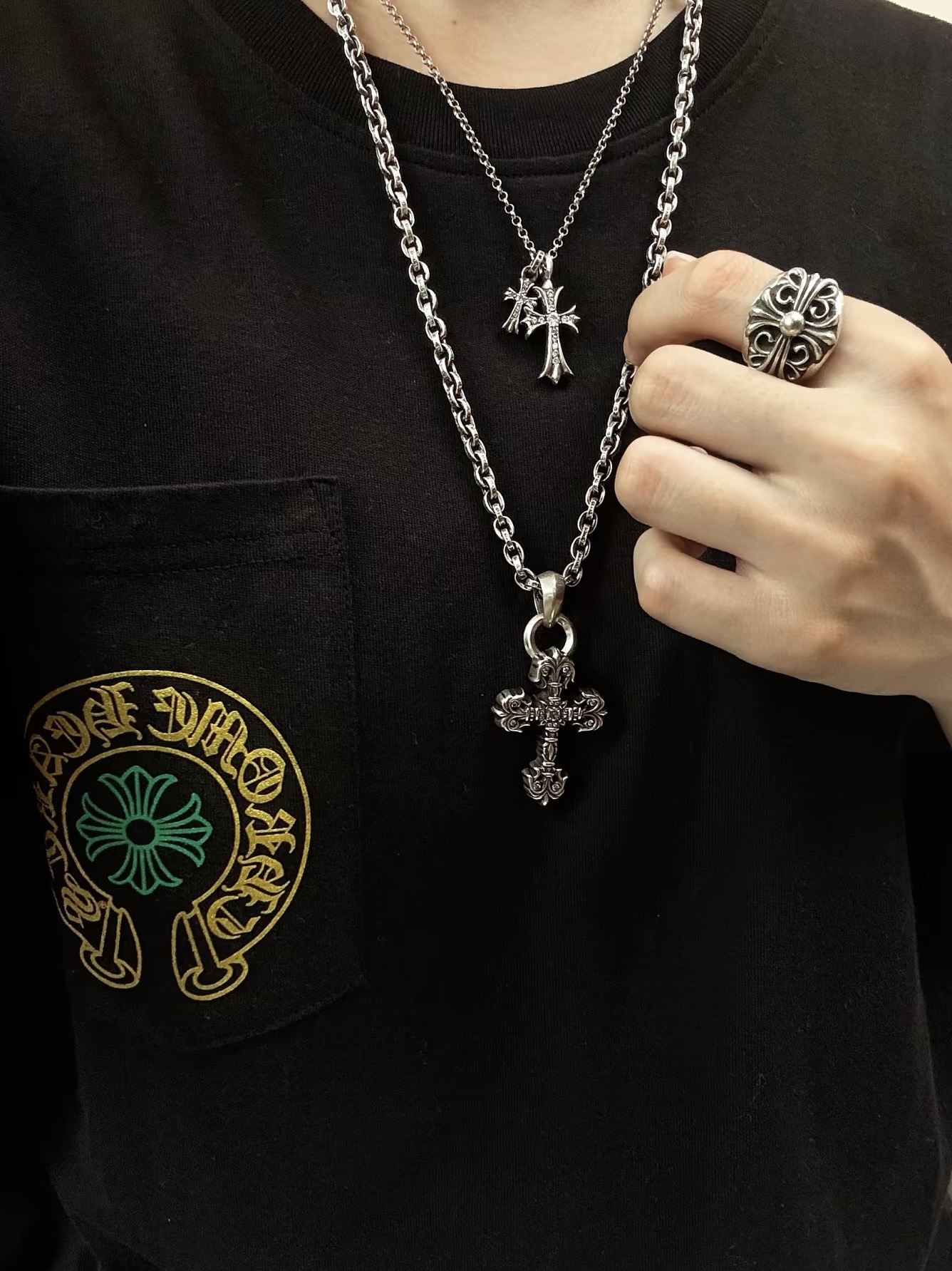 Chrome Hearts ℂ𝕙𝕣𝕠𝕞𝕖 ℍ𝕖𝕒𝕣𝕥𝕤克罗心