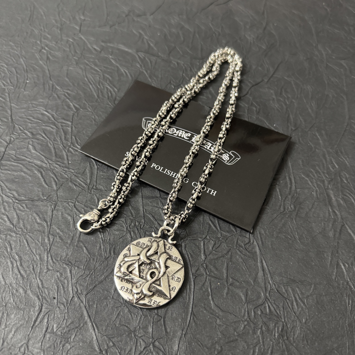 NO:705105,Chrome Hearts Beautiful Bracelet Necklace Really Beautiful ~ Size 60, Fine Jewelry, Chrome Hearts, Necklace, Bracelet19860909克罗心 绝美手链项链 真的好好看～ 尺寸60,饰品精品,chrome hearts,necklace,bracelet,Jewelry