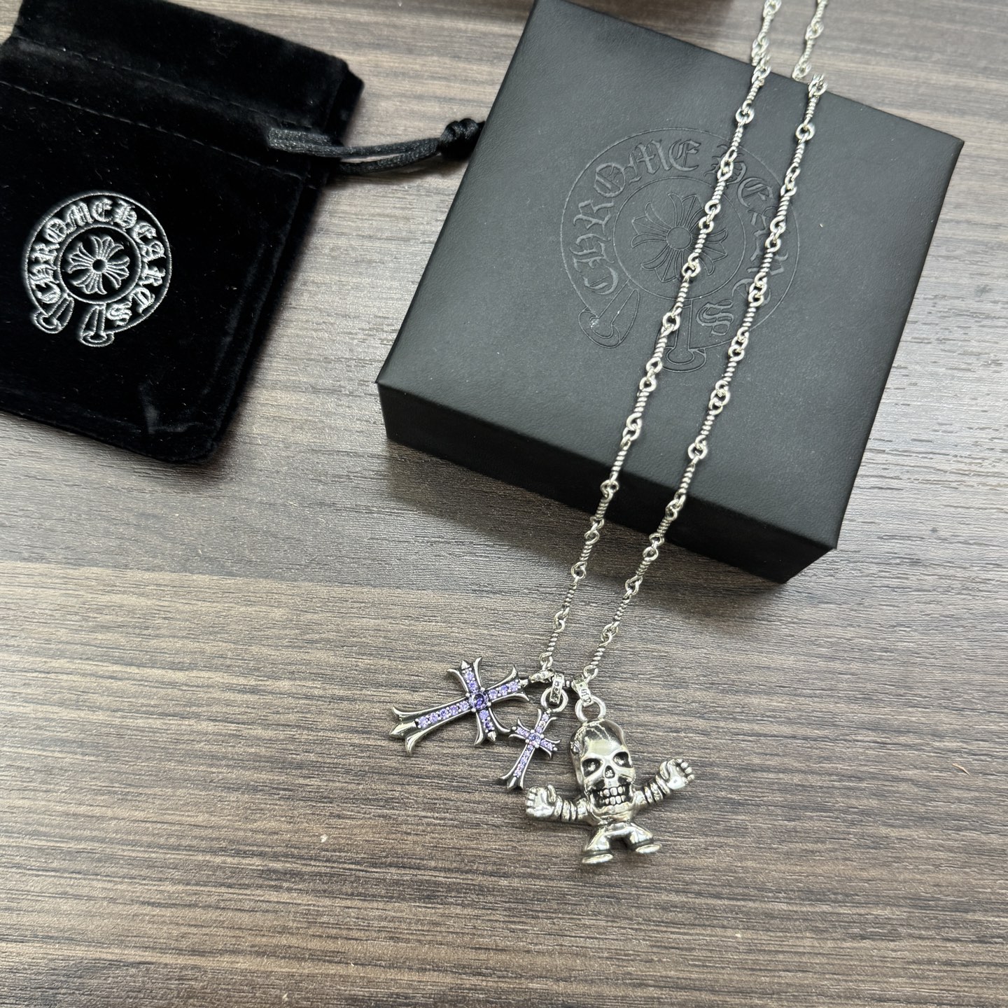 NO:896059,So handsome, the latest Chrome Hearts. No explosions, no hair. Factory direct sales. Original one-to-one replica. Chrome Hearts Necklace, fine jewelry, chrome hearts, necklace.19860909太帅爆了最新款克罗心 不爆不发 厂家直销 原版一比一复刻 克罗心项链,饰品精品,chrome hearts,necklace,Jewelry