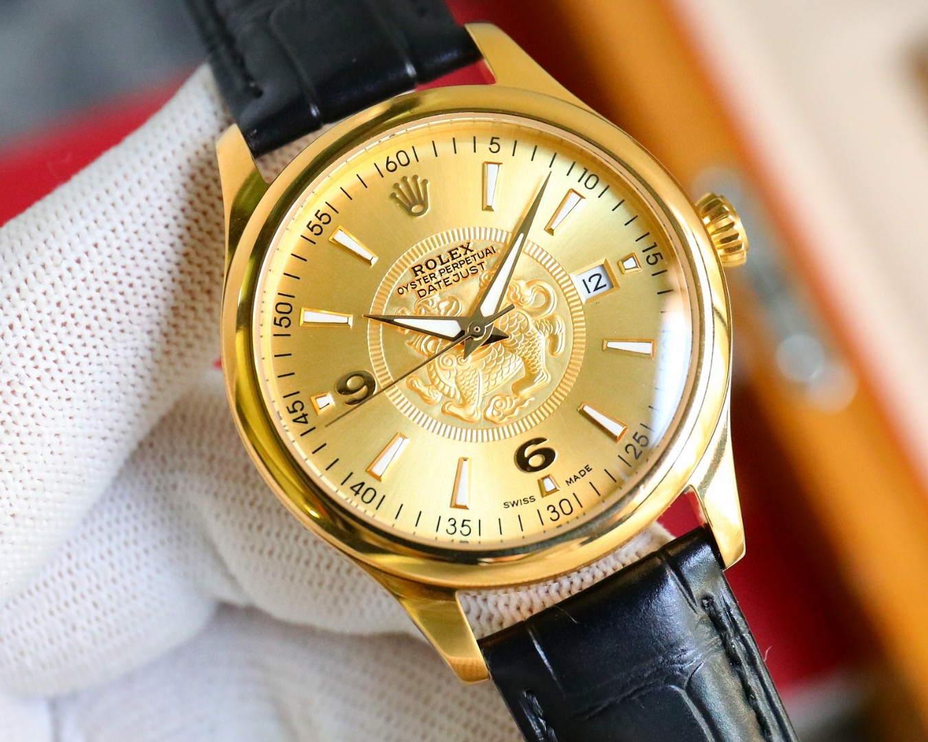 NO:389148,The new white gold Tw masterpiece is launched [Rose] [Rose] Rolex, specially invited the world's top designers to carefully make it for every man. The limited edition commemorative version of 'Pixiu', 'Pixiu' is a lucky beast that attracts wealth. It has good luck and blessings when worn with you, and it also has the beautiful meaning of eliminating evil and protecting safety and attracting wealth, bringing wealth home. The highest version of the market, the upgraded version of the classic replica work!  The movement is equipped with a brand new imported (zero rework) Size 40 Mirror sapphire glass never scratched Material 316L stainless steel case Power reserve 48 hours Waterproof depth 100 meters Strap Italian calf belt!  Original pin buckle.,,rolex,cowhide19860909白 金 Tw力作新款上市[玫瑰][玫瑰] 劳力士,特邀世界顶级设计师,为每位男士精心制作.“貔貅”限量纪念版,＂貔貅”是吉瑞,招财之兽.随身佩戴有祥福,同时亦有祛邪,保平安招财的美好寓意,把财带回家.TW厂力作 市场最高版本 经典复刻之作升级版！机芯搭配全新进口（零返修） 尺寸40 镜面蓝宝石玻璃永不刮花 材质316L精钢表壳 动力储存48小时 防水深度100米 表带意大利小牛皮带！原装针扣.,,rolex,cowhide,Watch