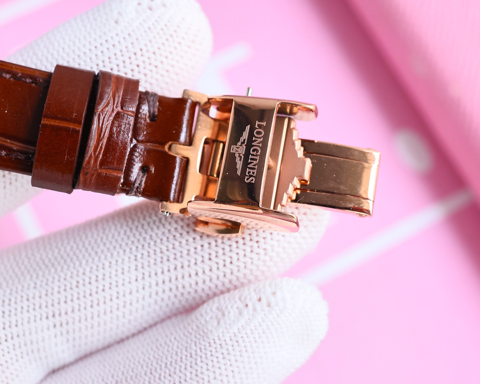 Luxurious Women’s Wristwatch: 1840-KIMP1955, Italian Leather, Sapphire Crystal, 100m Waterproof - 图片 9