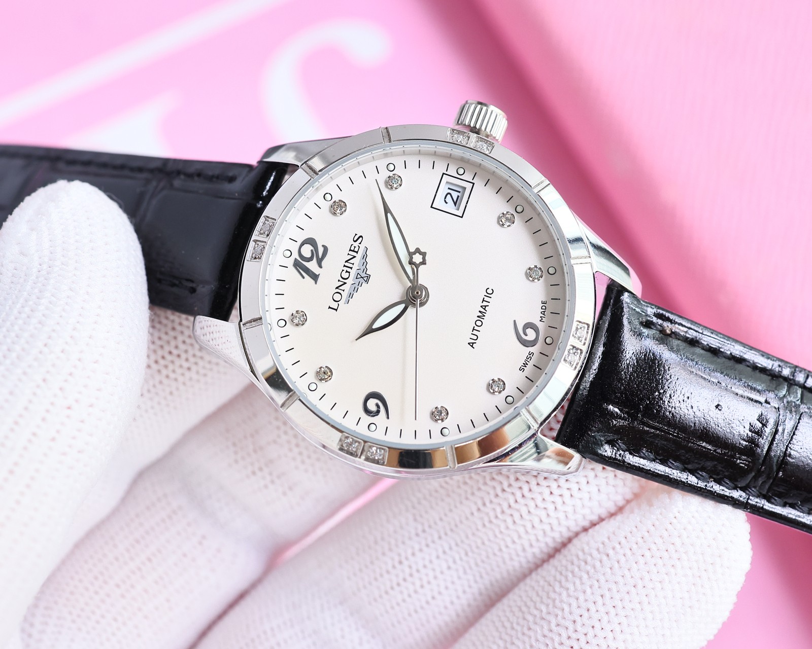 Luxury Women’s Wristwatch: Elegant Design, High-End Materials, Italian Leather Strap - 图片 6