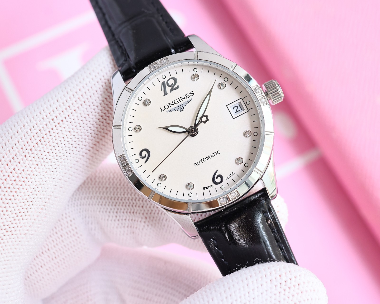 Luxury Women’s Wristwatch: Elegant Design, High-End Materials, Italian Leather Strap - 图片 3