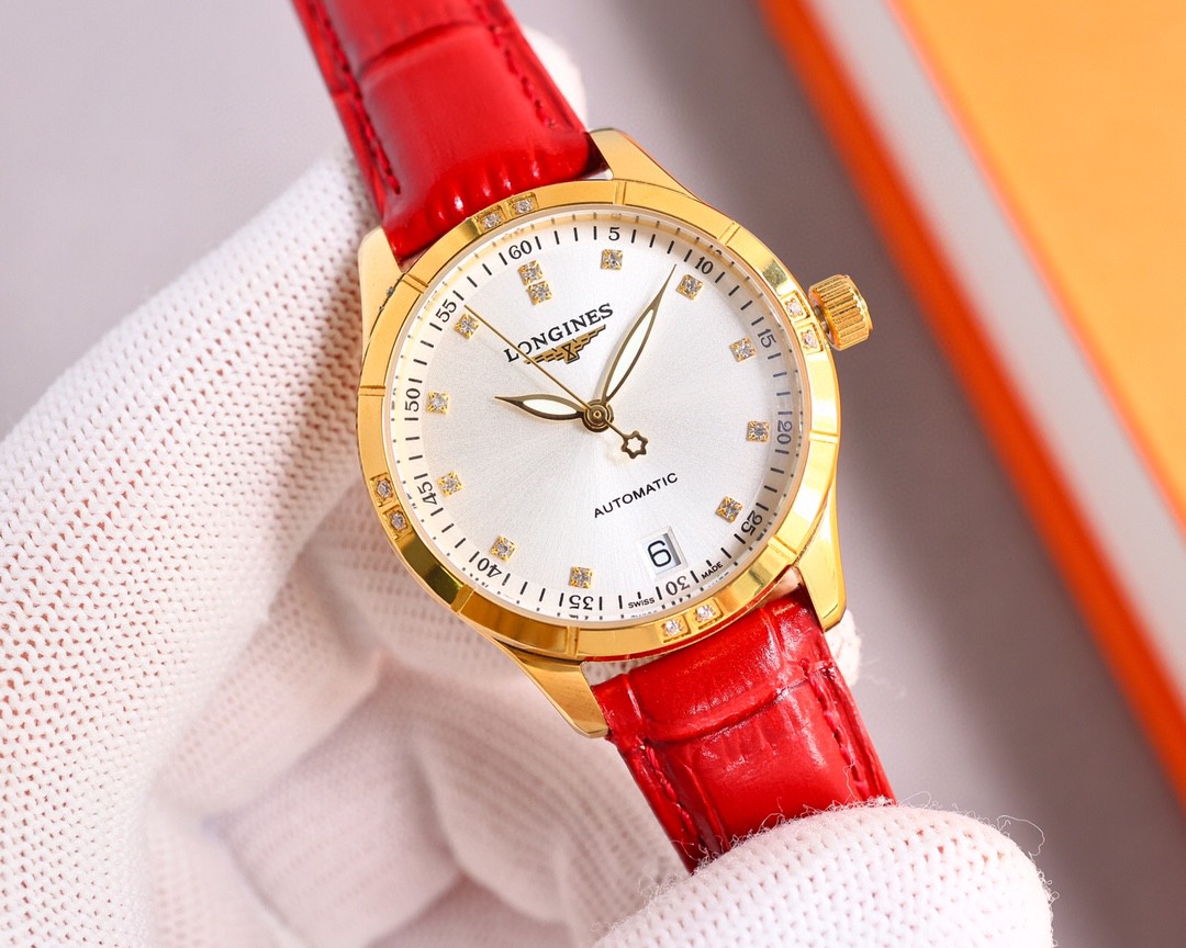 NO:389160,White Shell Gold Shell Latest and Latest Version Longines [LONGINES] famous craftsman series mechanical women's watch!  Let all male gods love you more!  , launched a new product designed for every woman, suitable for all goddesses to wear, and can show noble and elegant temperament in different scenes. Giving goddesses and best friends, the best choice of top quality Mirror sapphire crystal glass- scratch-resistant material is made of 316 stainless steel case Power reserve 48 hours Waterproof and waterproof depth meters Size 33 All movements are imported 8215 zero rework belts imported from Italy, original snaps, so that every goddess has its own noble identity, longines, cowhide19860909白壳 金壳 最新推出最新版本 浪琴【LONGINES】名匠系列机械女表！让所有男神更爱你！,推出为每一位女性设计的新品,适合所有女神佩戴,在不同场景都能显示出高贵而优雅的气质,送女神,送闺蜜,不二之选顶级品质 镜面蓝宝石水晶玻璃-防刮 材质采用316精钢表壳 动力储备48小时 防水防水深度米 尺寸33 机芯全部进口8215零返修 皮带意大利进口小牛皮,原装按扣,让每一位女神都有属于自己尊贵的身份,,longines,cowhide,Watch