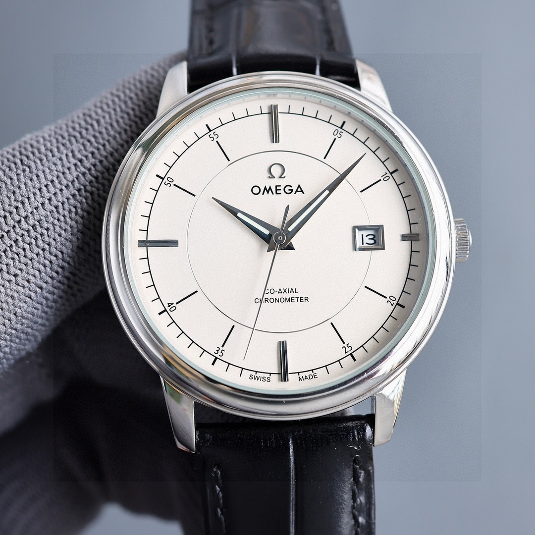 NO:147315,The new white gold model is the main special offer today. The Omega Disc Flying Series has been imitated because it is good and has never been surpassed [Witness Time!  Grasp the future】. It adopts a 316L steel case, a brand new imported movement. (Repaired after 0 test) The watch diameter is 40 mm, the thickness is 10mm, and the power reserve is 48 hours. It uses cowhide imported from Italy, Mohs 9th grade sapphire glass, wear-resistant and scratch-resistant, and super waterproof 100 meters! A masterpiece, the top of art!,,omega,cowhide19860909白 金 新款主推今天特价,欧米茄碟飞系列因为好所以一直被模仿,从未被超越【见证时间！把握未来】. 采用316L钢表壳,全新原装进口机芯.(经测试0返修) 表径40毫米,厚度10mm.动力储存48小时. 采用意大利进口牛皮 莫氏9级蓝宝石玻璃,耐磨防刮花 超强防水100米!匠心之作,艺术之巅!,,omega,cowhide,Watch