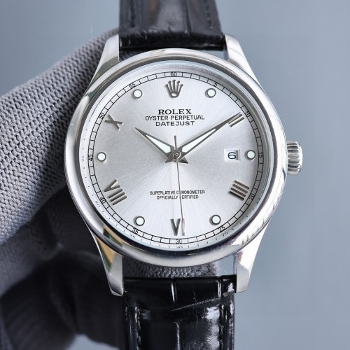 Rolex Oyster Perpetual Datejust Men's Watch, Silver Dial, Luminous Hands 1 Rolex Oyster Perpetual Datejust Men's Watch, Silver Dial, Luminous Hands