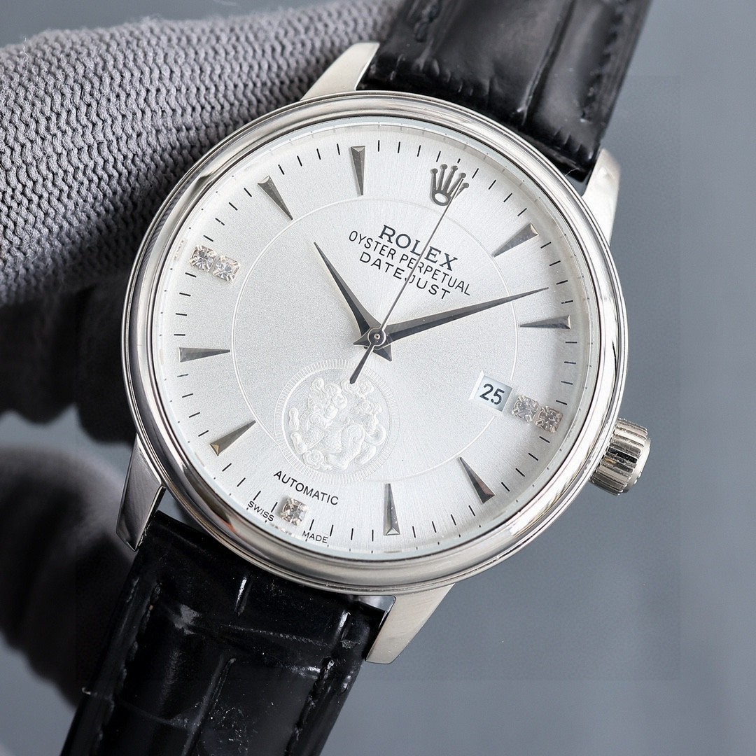 Rolex（劳力士） Style Beige Leather Watches Lookbook Reference image 2