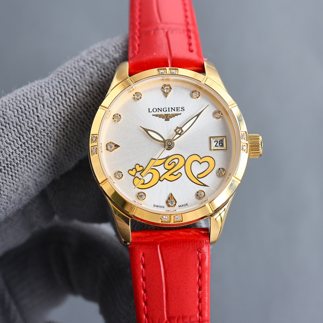 NO:336580,platinum!  The latest version of Longines [LONGINES] mechanical female watch specially invited top designers to design 520 for all goddesses!  Let all male gods love you more!  , launched a new product designed for every woman, suitable for all goddesses to wear, and can show noble and elegant temperament in different scenes. Give the goddess and best friend, the best choice is the best quality. Mirror sapphire crystal glass- scratch-resistant material is made of 316 stainless steel case, power reserve 48 hours, waterproof and waterproof depth 100 meters, size 33, all movements are imported 8215 zero rework belts imported from Italy, calfskin, original snaps, so that every goddess has his own noble identity!  white gold, longines, cowhide19860909白金！最新推出最新版本 浪琴【LONGINES】机械女表特邀顶级设计师为各位女神设计520！让所有男神更爱你！,推出为每一位女性设计的新品,适合所有女神佩戴,在不同场景都能显示出高贵而优雅的气质,送女神,送闺蜜,不二之选顶级品质 镜面蓝宝石水晶玻璃-防刮 材质采用316精钢表壳 动力储备48小时 防水防水深度100米 尺寸33 机芯全部进口8215零返修 皮带意大利进口小牛皮,原装按扣,让每一位女神都有属于自己尊贵的身份！白 金,,longines,cowhide,Watch