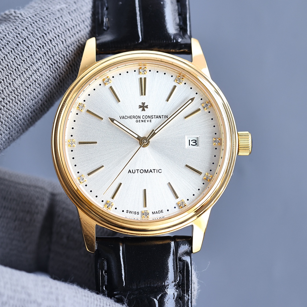 Luxury White Zen 1725 Gold Watch: Elegant Design, Superior Quality, and 48-Hour Power Reserve - 图片 4