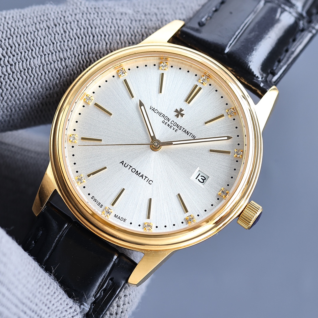 Luxury White Zen 1725 Gold Watch: Elegant Design, Superior Quality, and 48-Hour Power Reserve - 图片 5