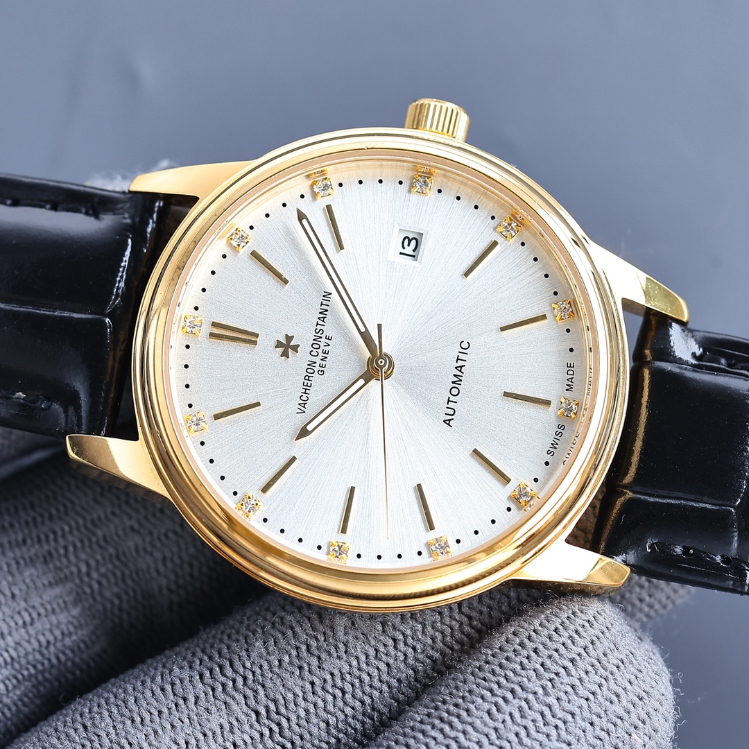 Luxury White Zen 1725 Gold Watch: Elegant Design, Superior Quality, and 48-Hour Power Reserve - 图片 6