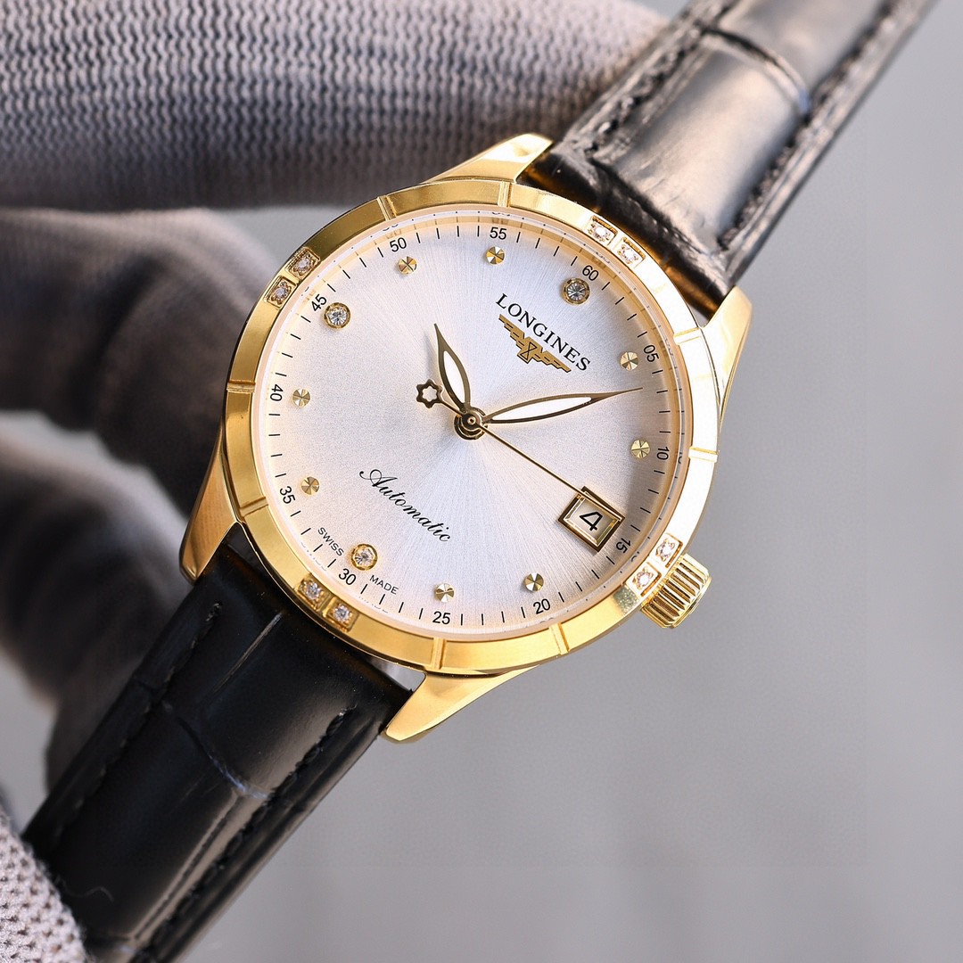 “White Zip Women’s Wristwatch: 1840-1955, Red Book, Sapphire Crystal, Italian Cow Skin, 100m Waterproof” - 图片 4