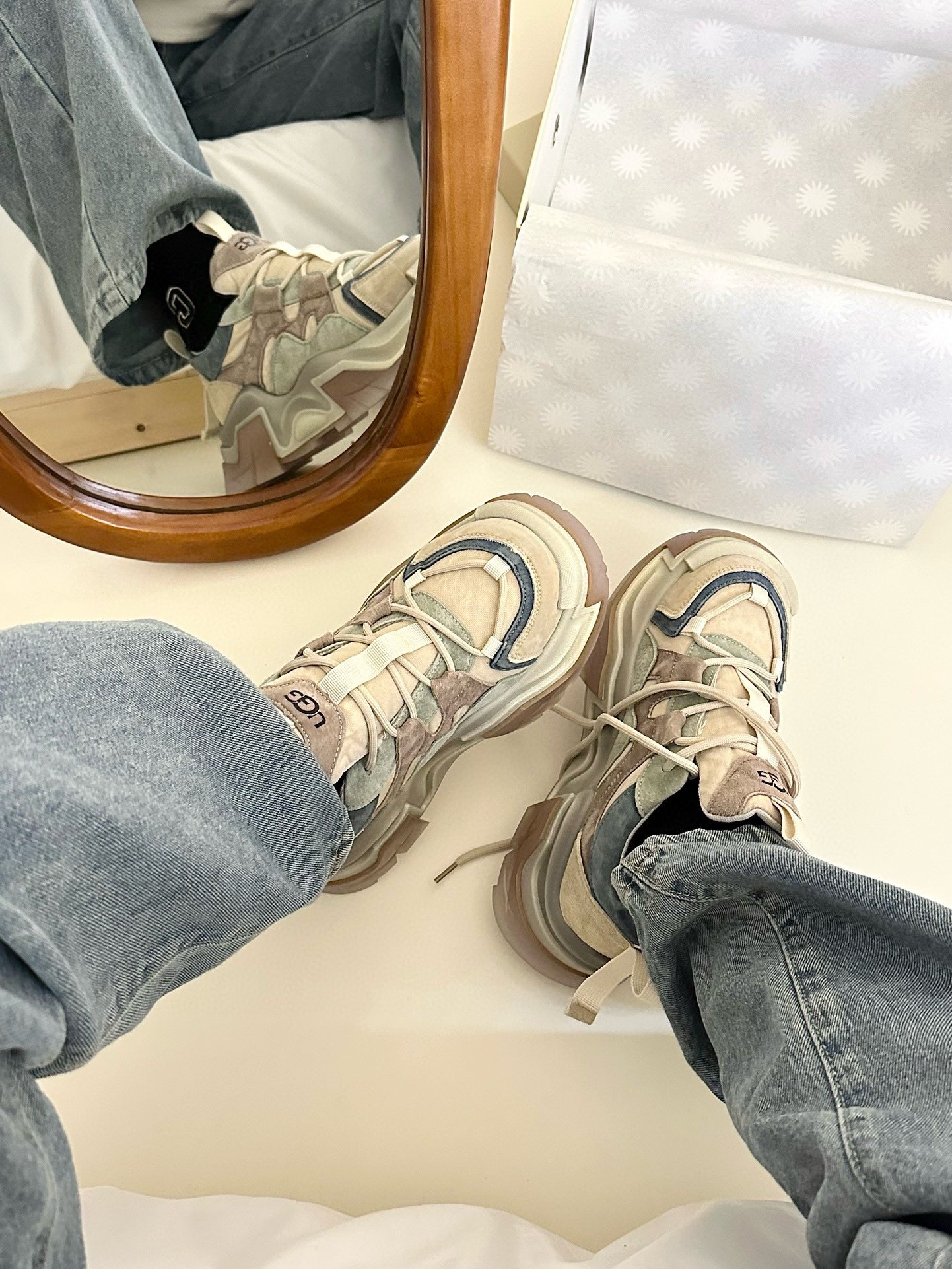 Fashionable Fusion Sneakers: Designer Style in Black Pink and More, Size 35-40 - 图片 9