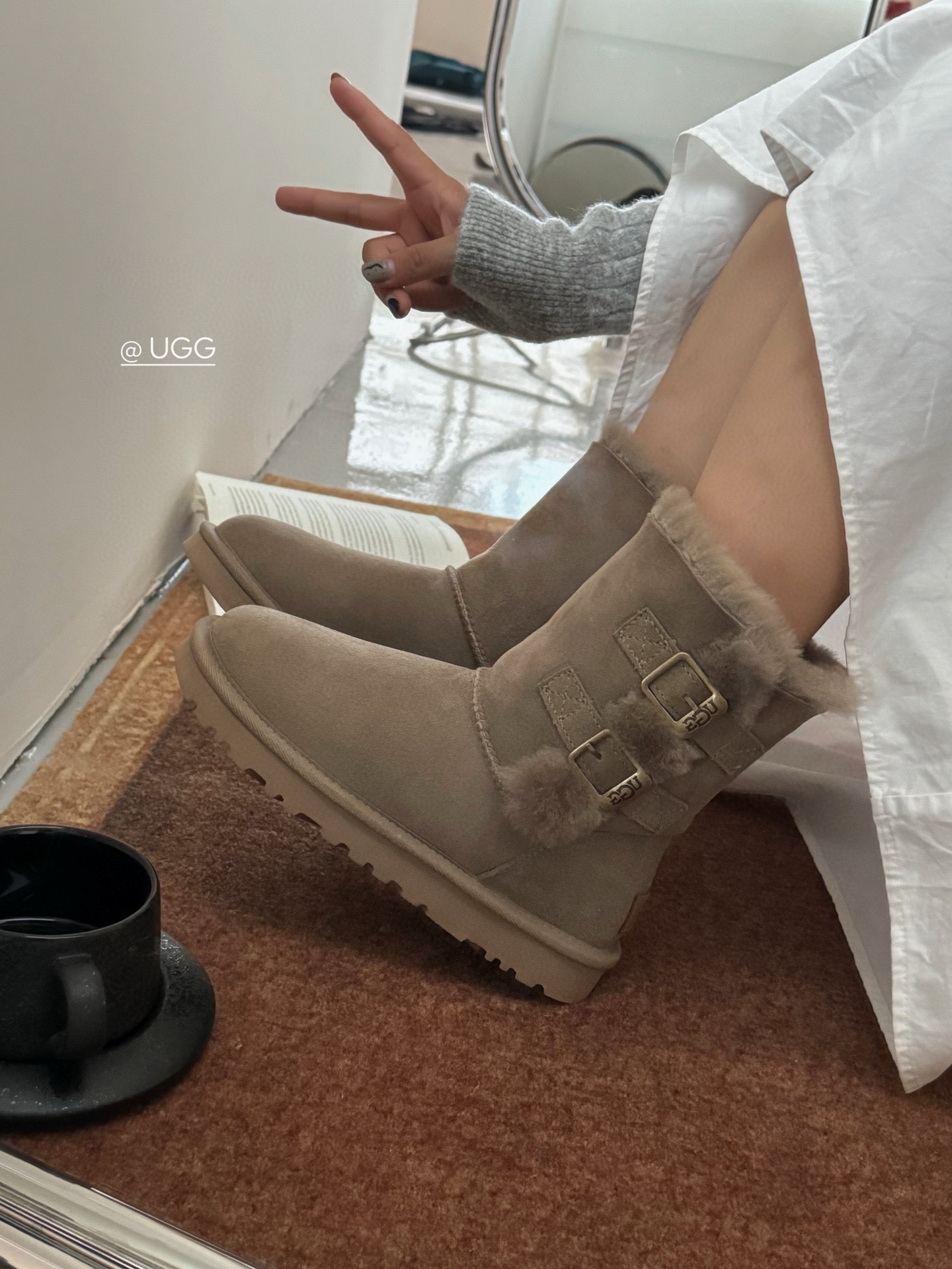 new羚羊棕2扣实拍Ugg