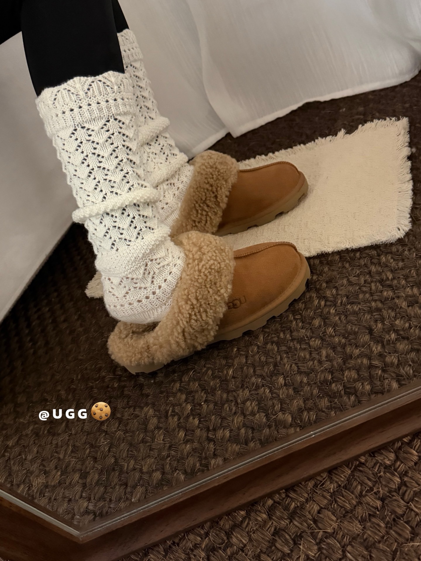 🔥UGG泰迪🐻毛毛星拖，三色，35-40码！