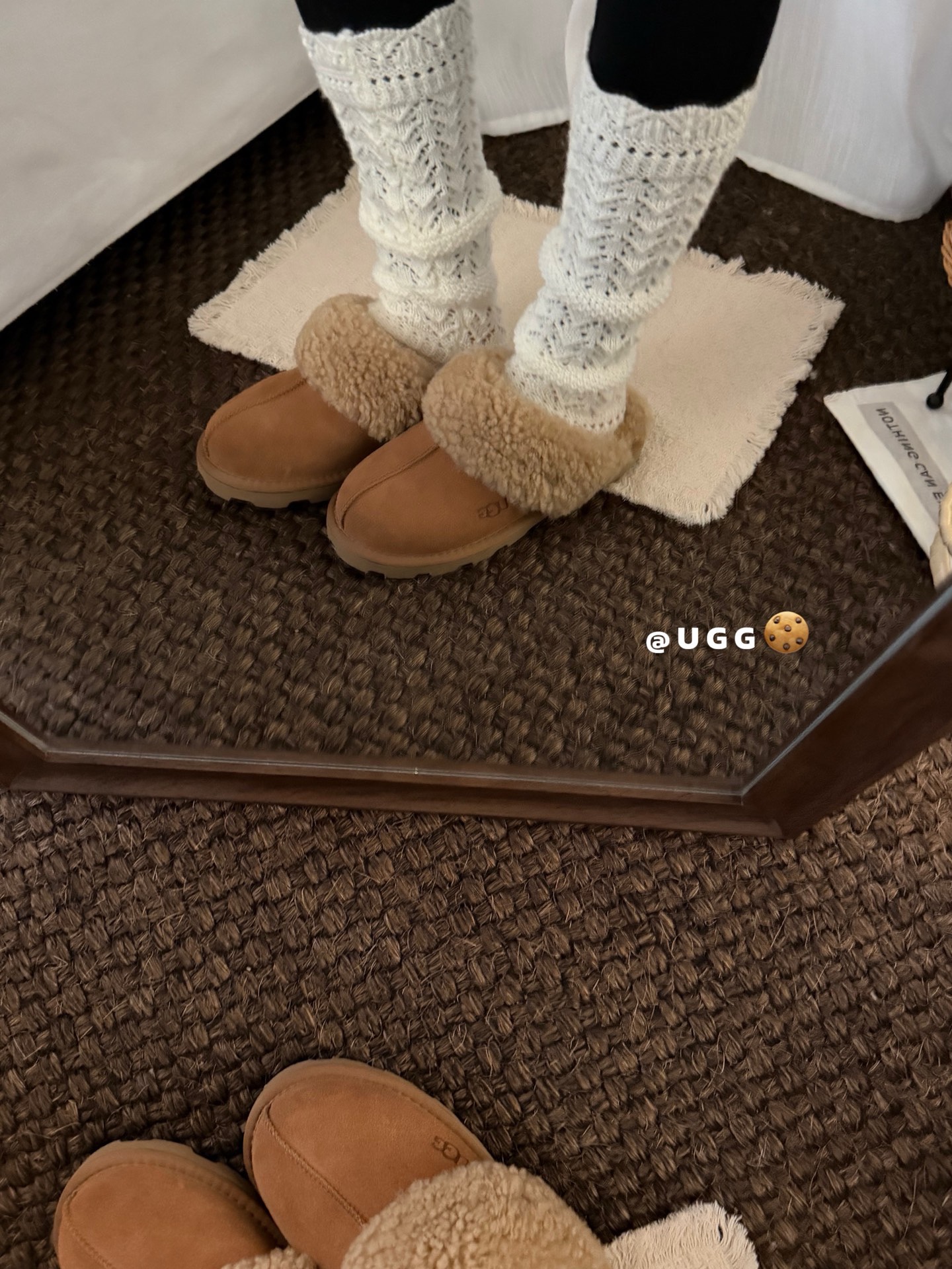 🔥UGG泰迪🐻毛毛星拖，三色，35-40码！