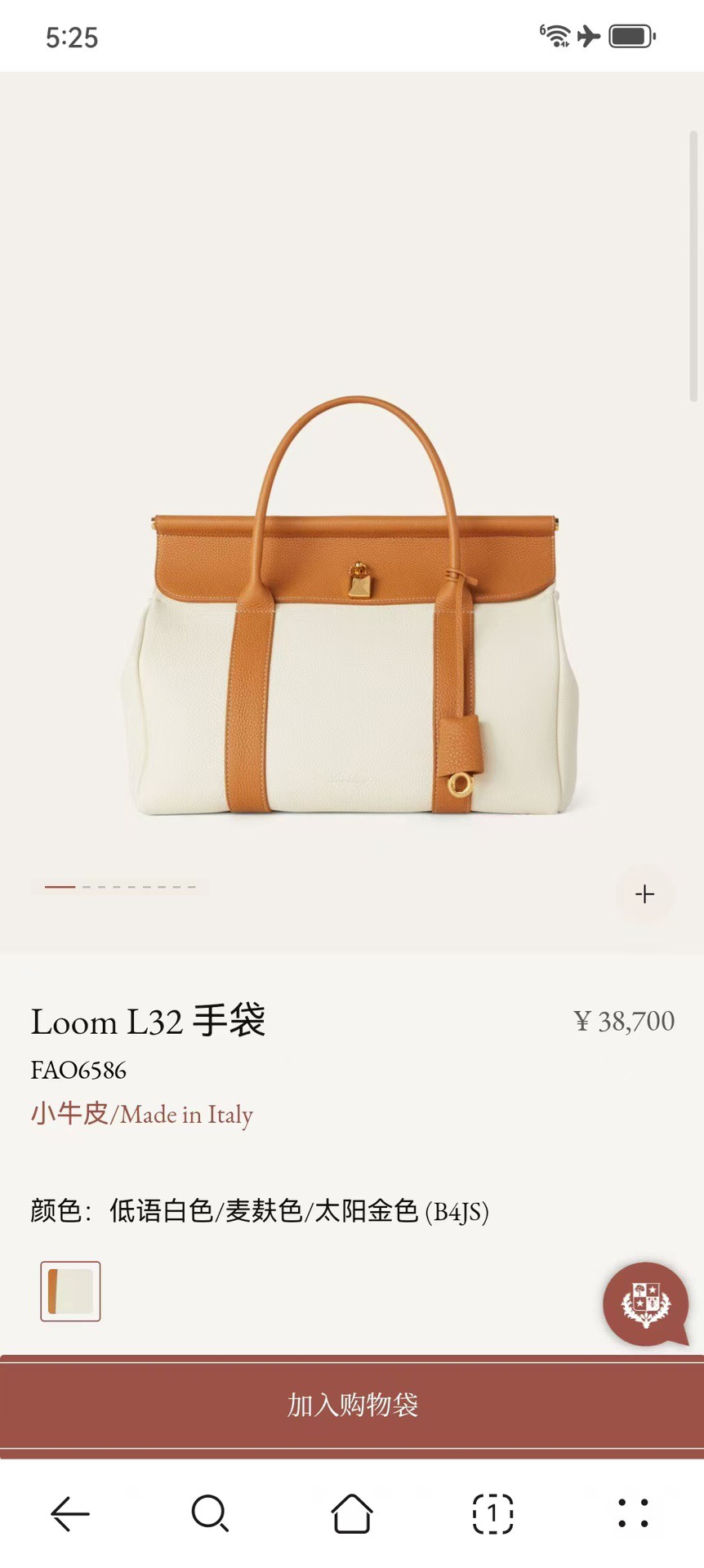 Luxurious Cow Leather Loom Bag by Loropiana: Elegant, Cozy, and Versatile - 图片 9