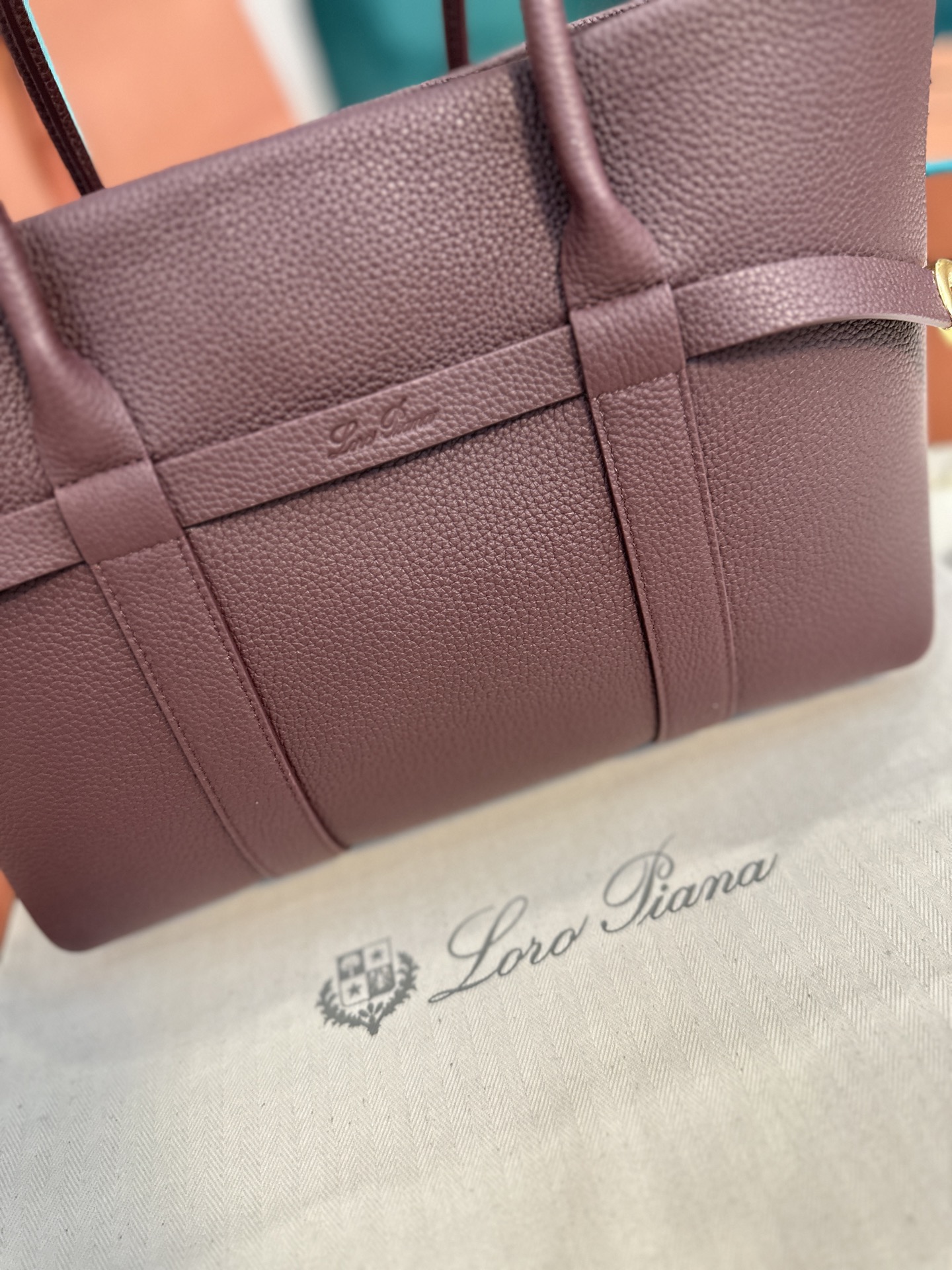 Review of Loro Piana’s Super-Capacity Granular Leather Ghiera Shopper - 图片 3
