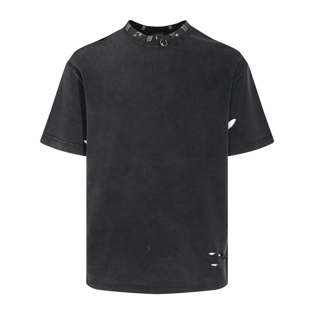 Balenciaga Clothing T-Shirt Black Unisex Short Sleeve
