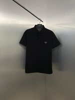Prada Clothing Polo Black Unisex Spring/Summer Collection Fashion