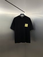 Balenciaga Clothing T-Shirt Black Cotton Short Sleeve