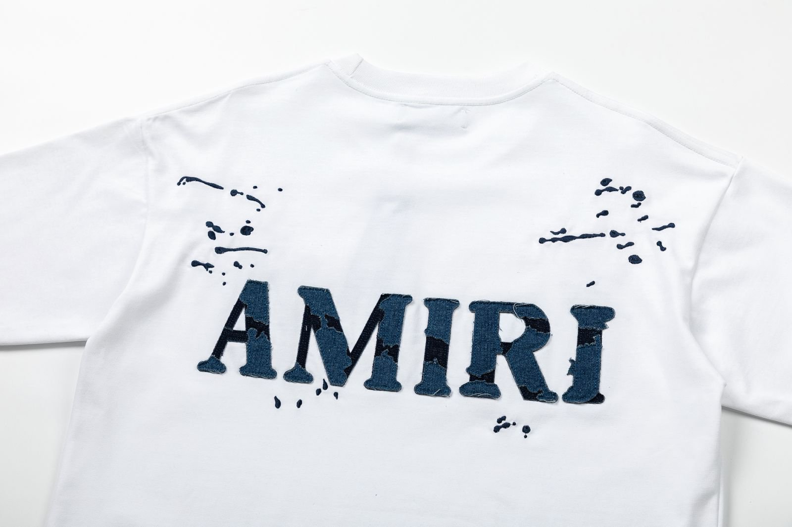 Miri Washes Water in Embroidered Hole with 300g Fabric, Black/White, Sizes SM-XL - 图片 7