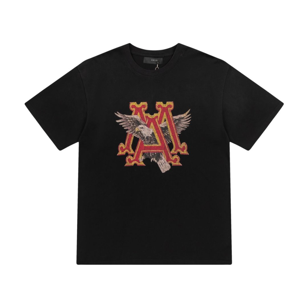 Amiri Digital Tortoise Cracko Hoodie in Black Morning Silver, 300g Heavy Fabric - 图片 2