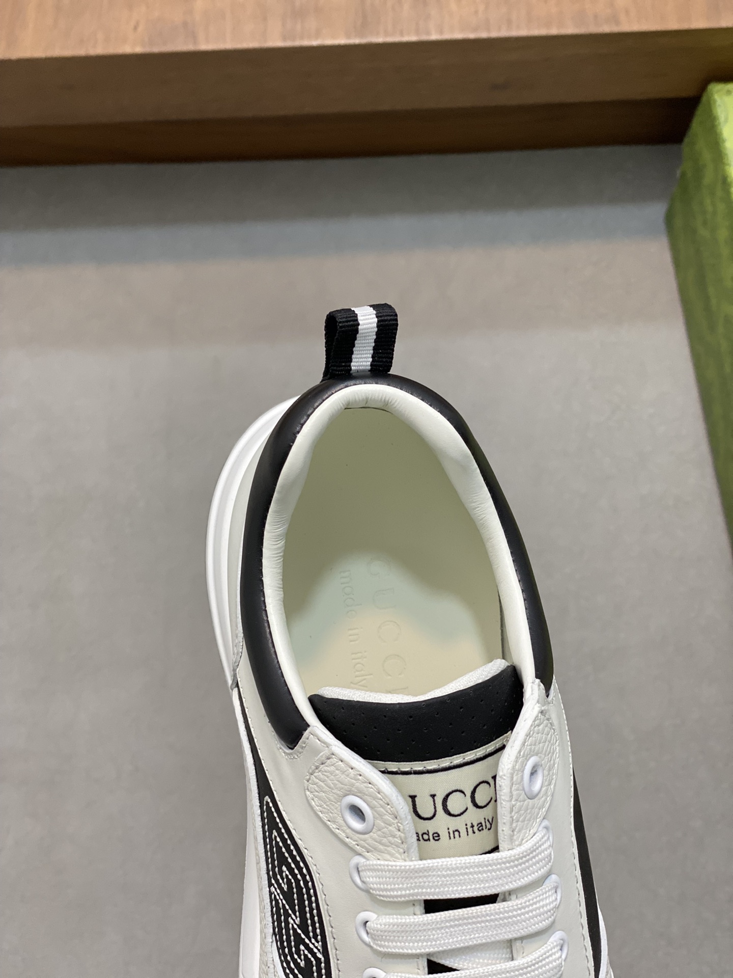 [Gucci] Gucci - Calidad de gama alta Original único - Parte superior: cuero de becerro Nappa, cuero 