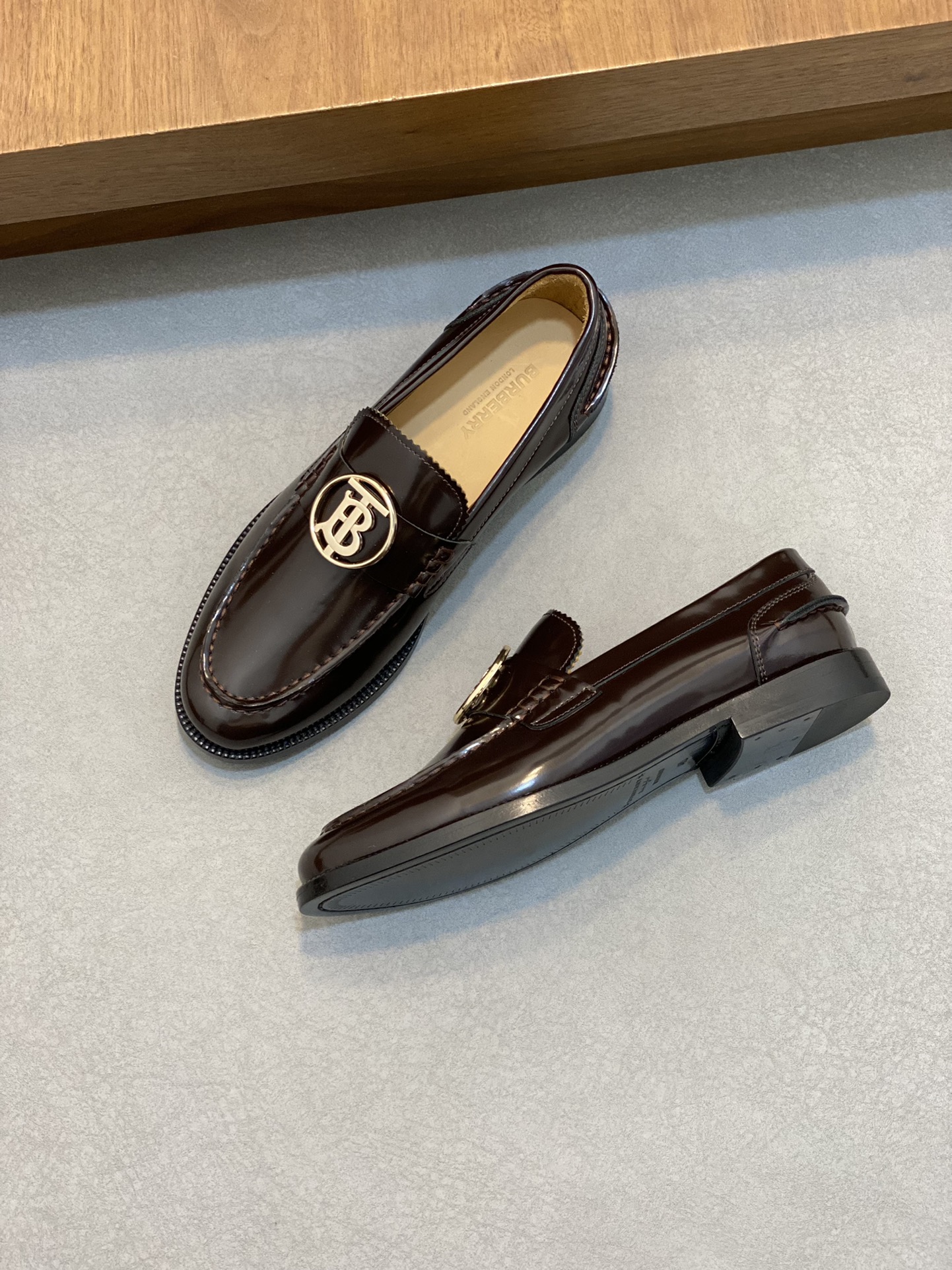 博柏利 Burberry 高定典藏经典高奢皮鞋男鞋女鞋鞋履高跟鞋 #ABB6B2BE 5