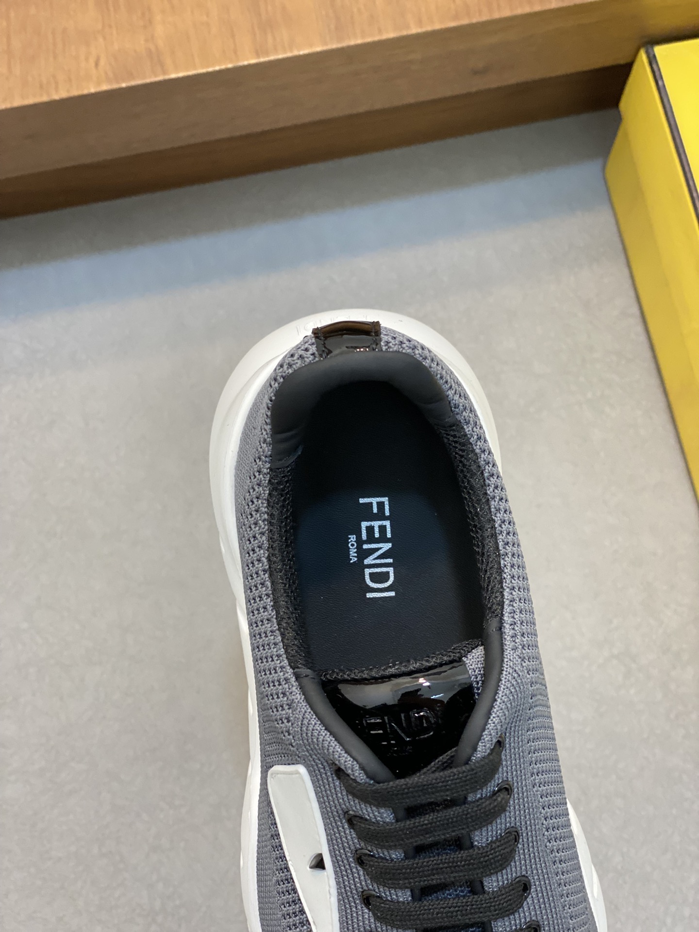 Fendi Style Leather Men's Shoes style reference detail image 7 from source 781829