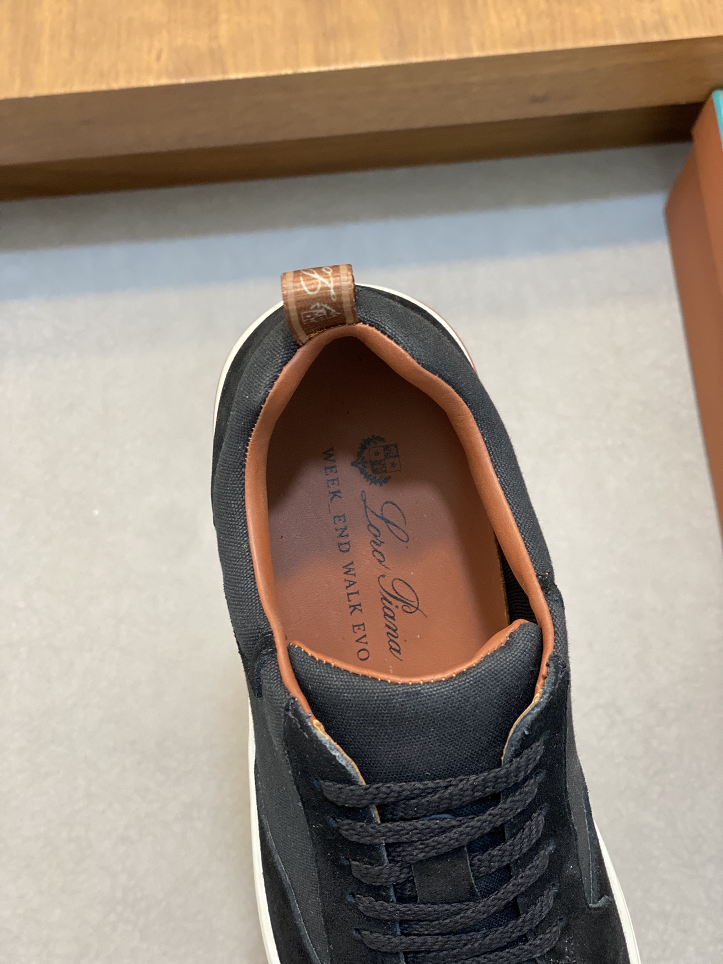 LoroPiana/Noyo Pia Nuevo WeekendWalk Zapatillas de suela gruesa para hombre, impermeables y a prueba