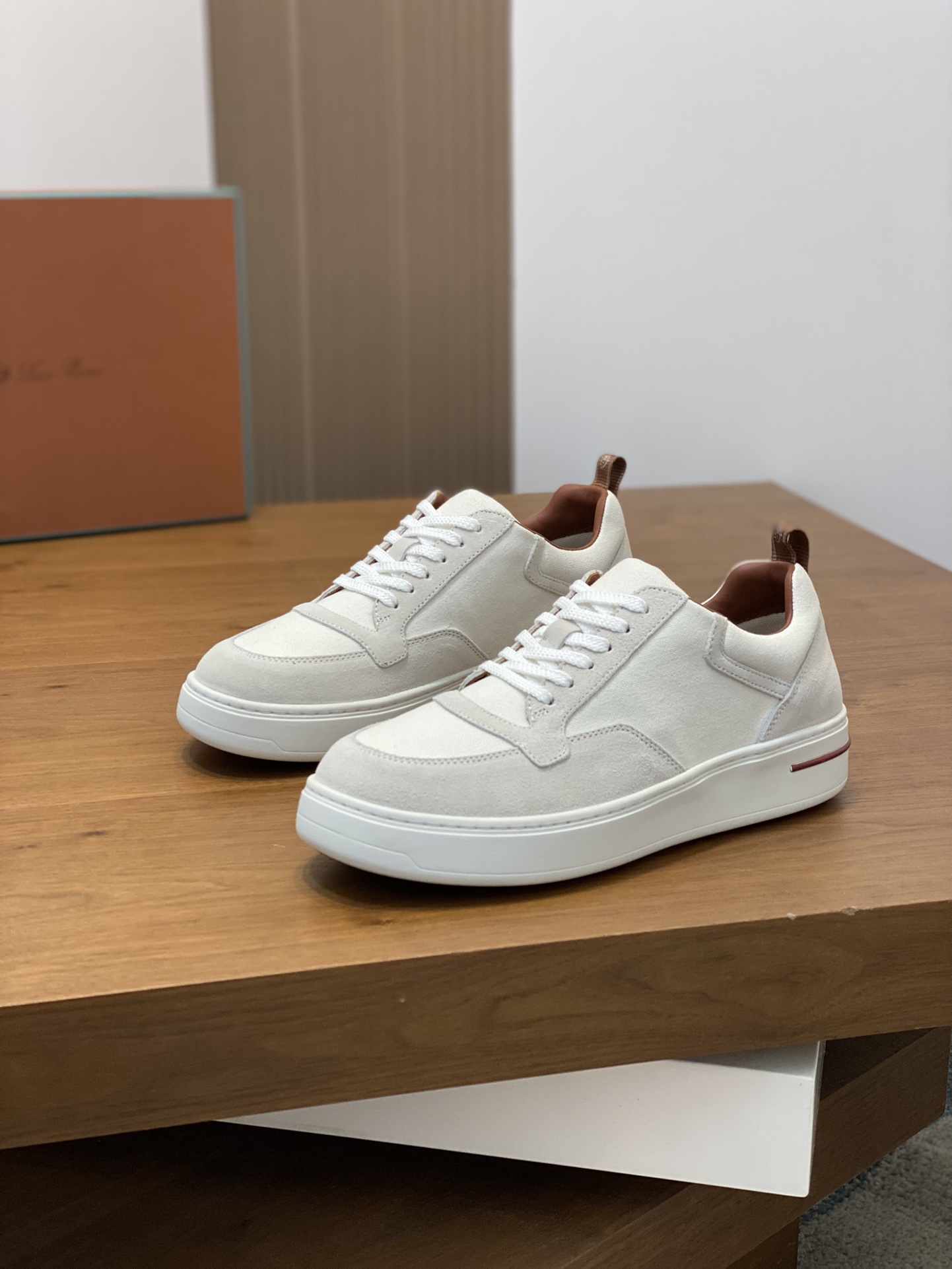 LoroPiana/Noyo Pia Nuevo WeekendWalk Zapatillas de suela gruesa para hombre, impermeables y a prueba