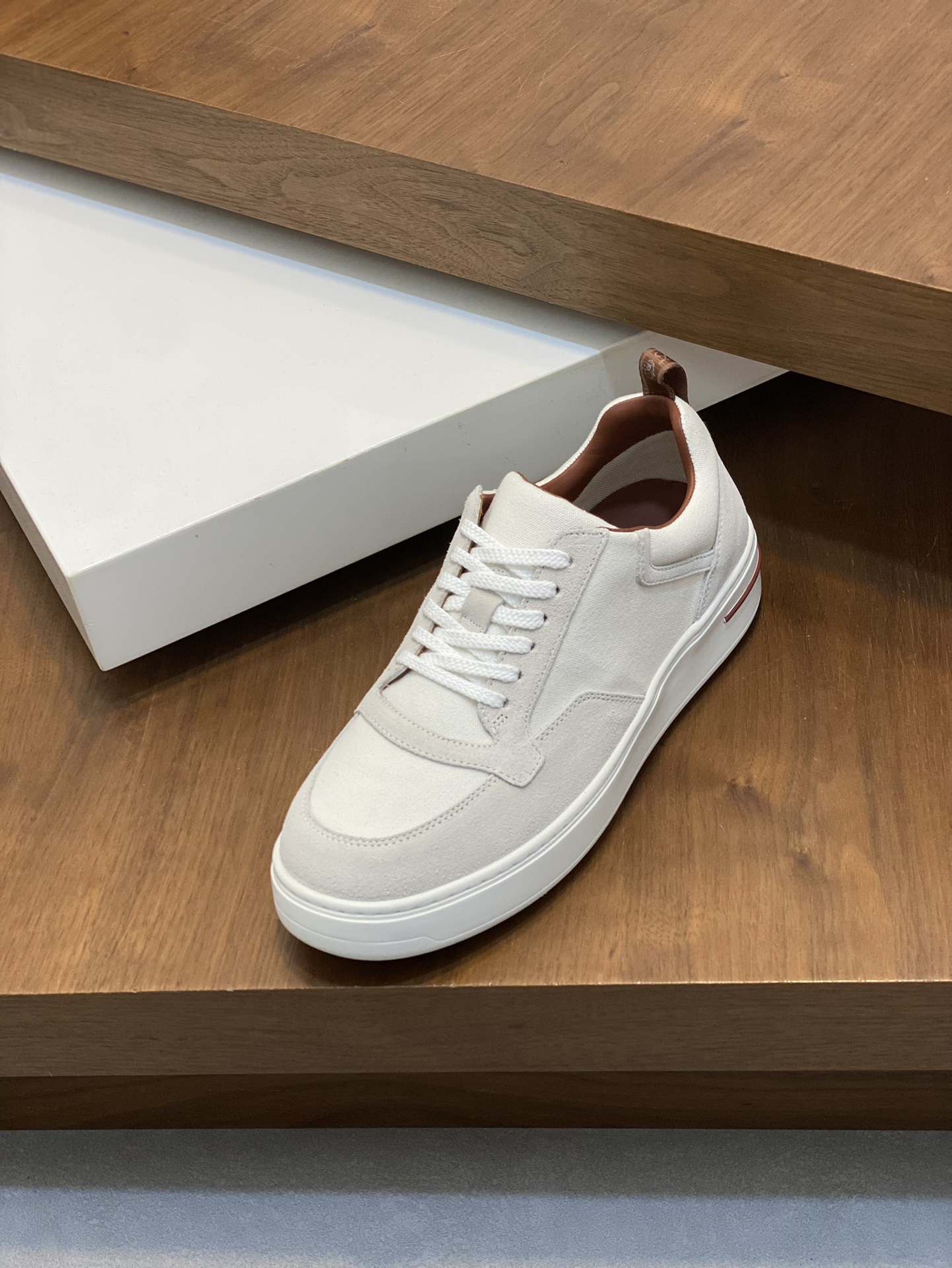 LoroPiana/Noyo Pia Nuevo WeekendWalk Zapatillas de suela gruesa para hombre, impermeables y a prueba