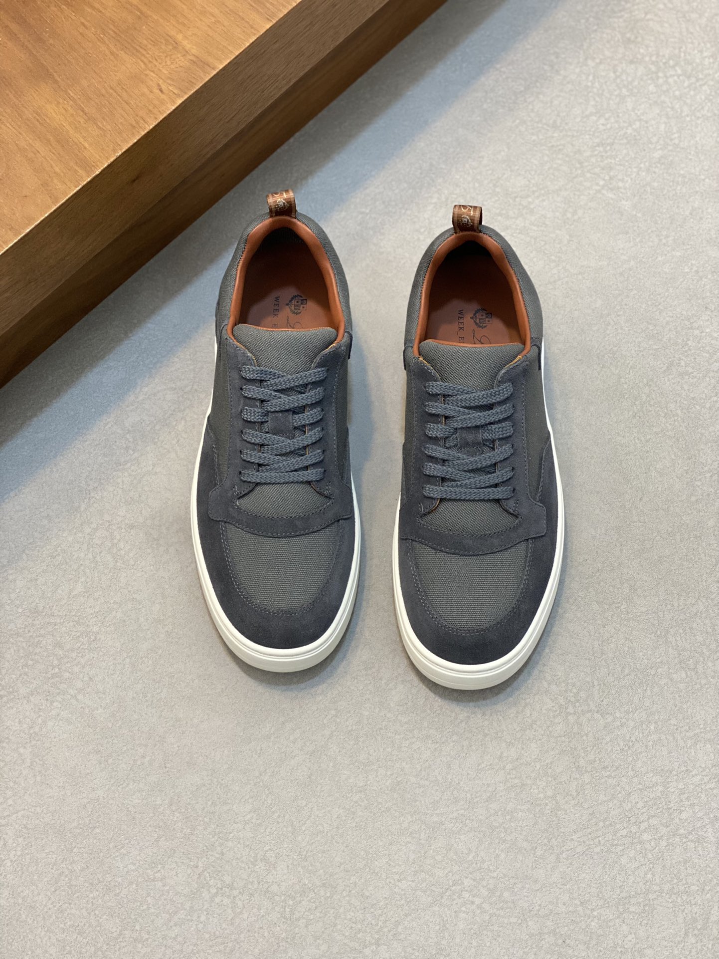 LoroPiana/Noyo Pia Nuevo WeekendWalk Zapatillas de suela gruesa para hombre, impermeables y a prueba