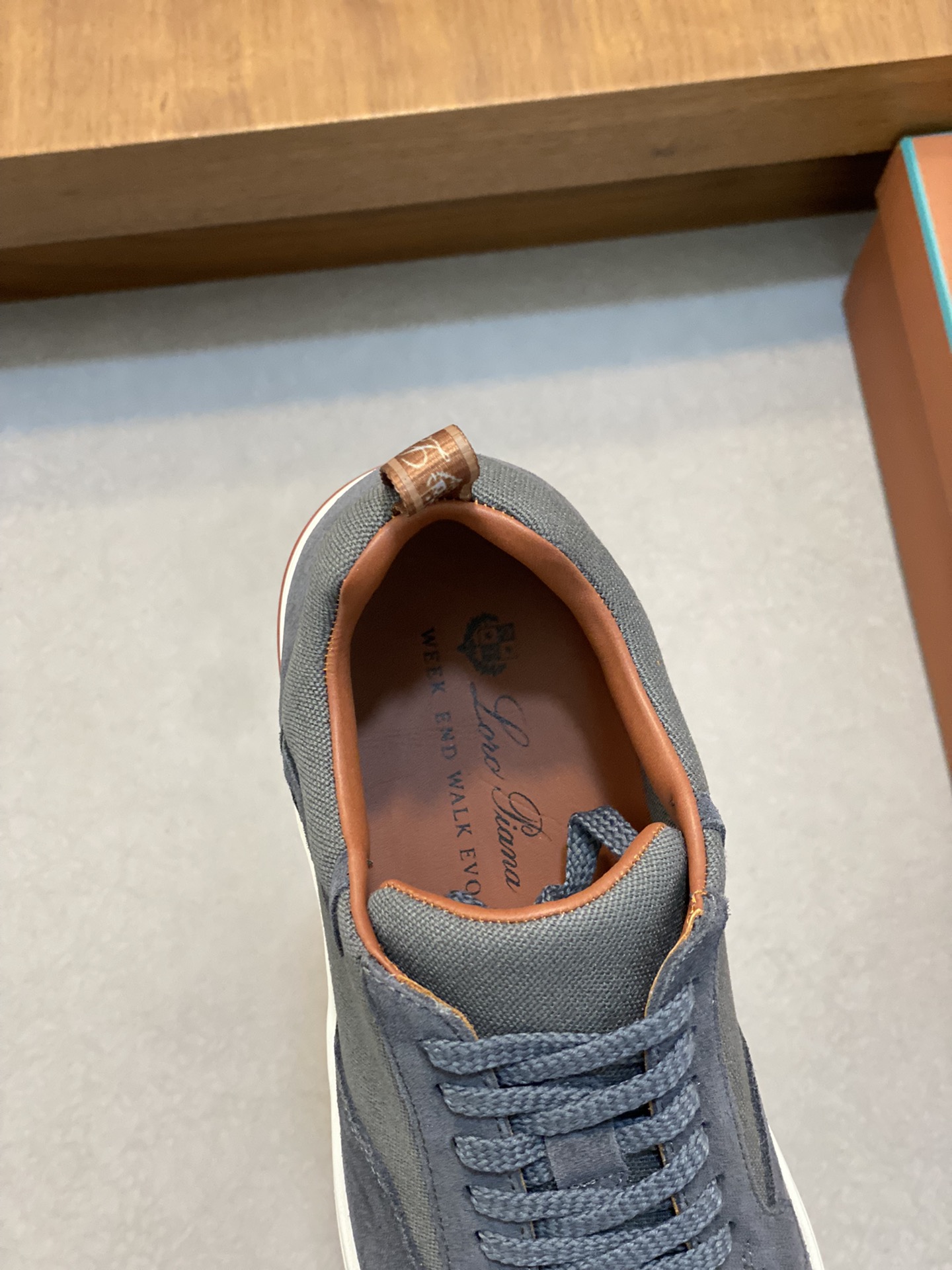 LoroPiana/Noyo Pia Nuevo WeekendWalk Zapatillas de suela gruesa para hombre, impermeables y a prueba