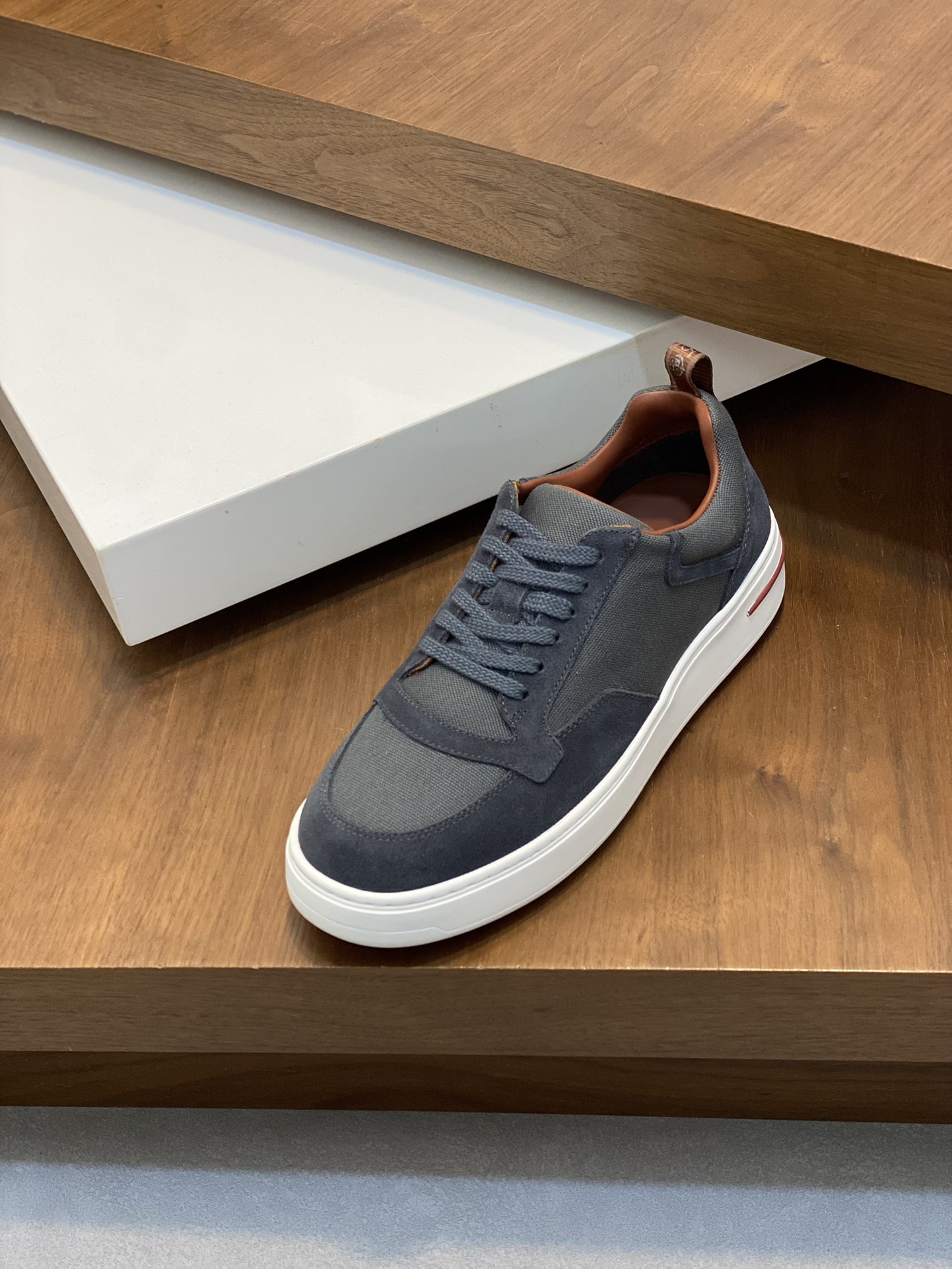 LoroPiana/Noyo Pia Nuevo WeekendWalk Zapatillas de suela gruesa para hombre, impermeables y a prueba