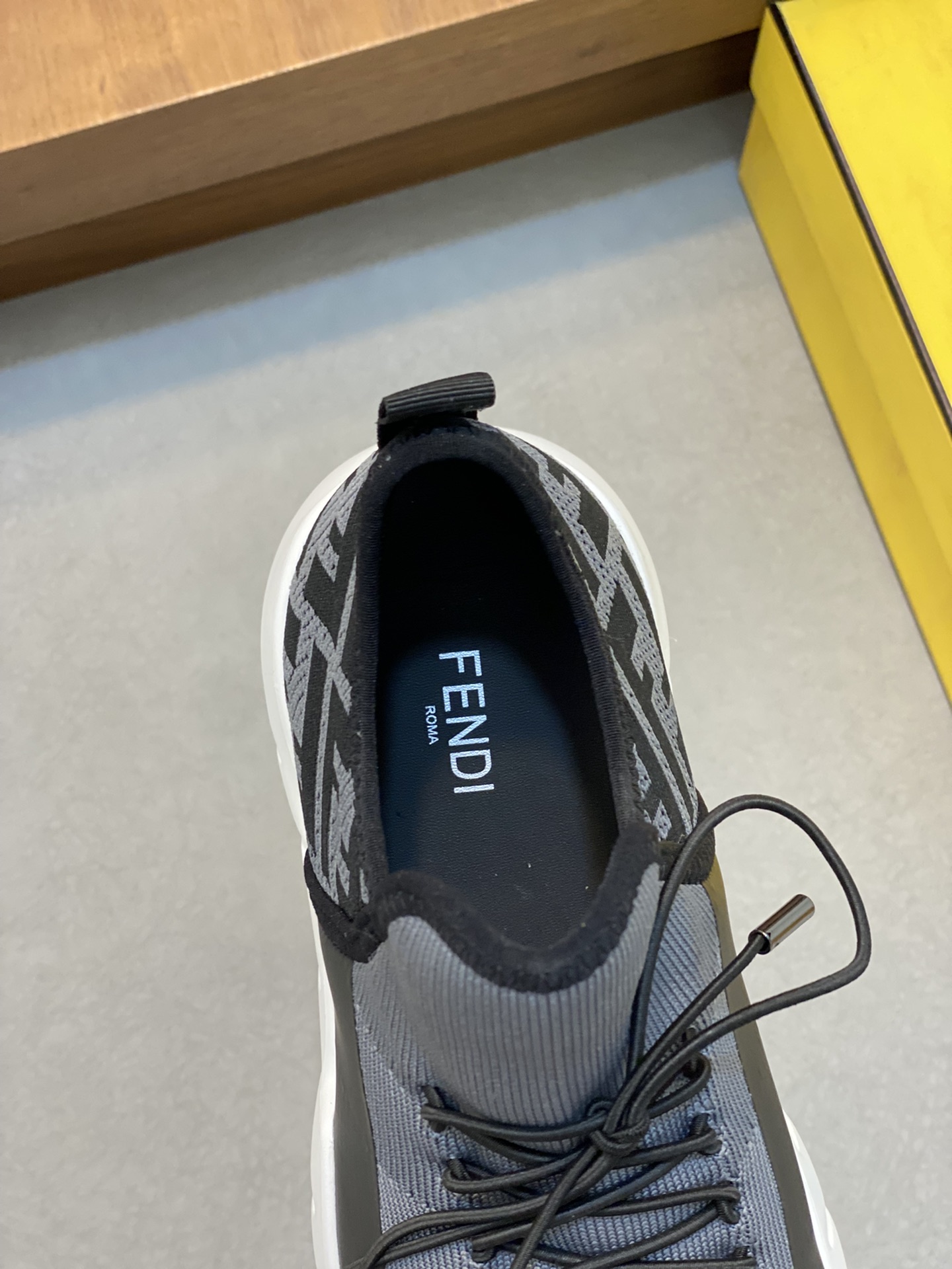 Fendi Style Leather Men's Shoes style reference detail image 7 from source 781799